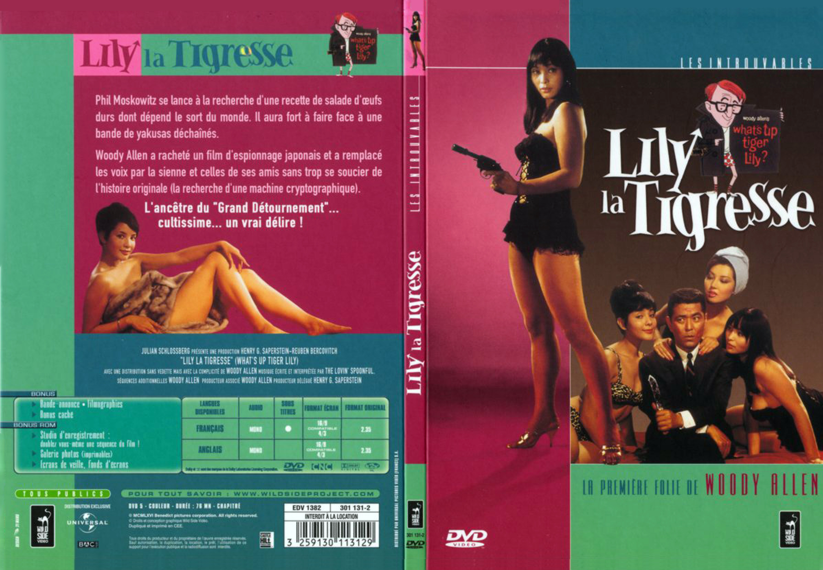 Jaquette DVD Lily la tigresse