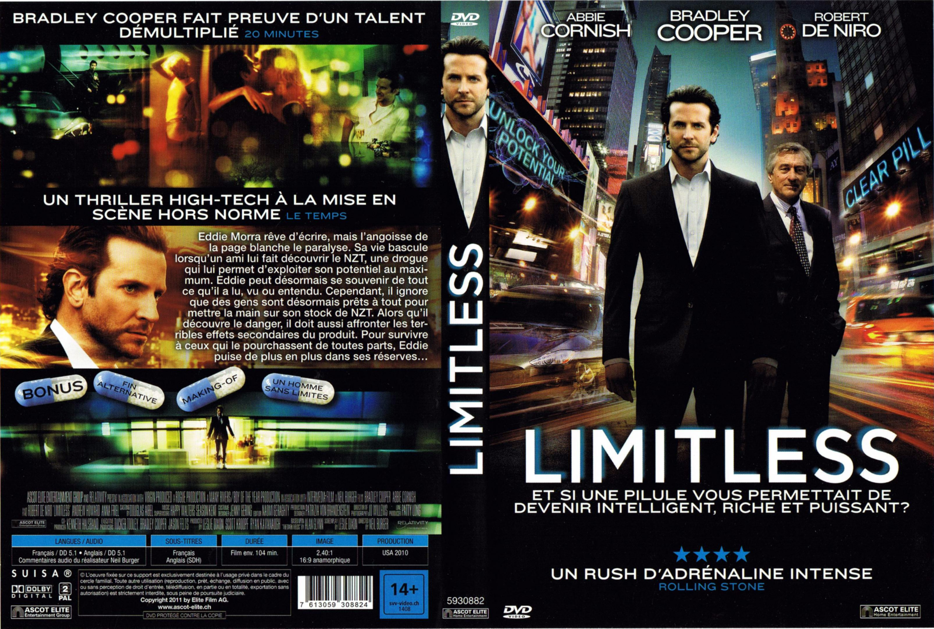 Jaquette DVD Limitless v2