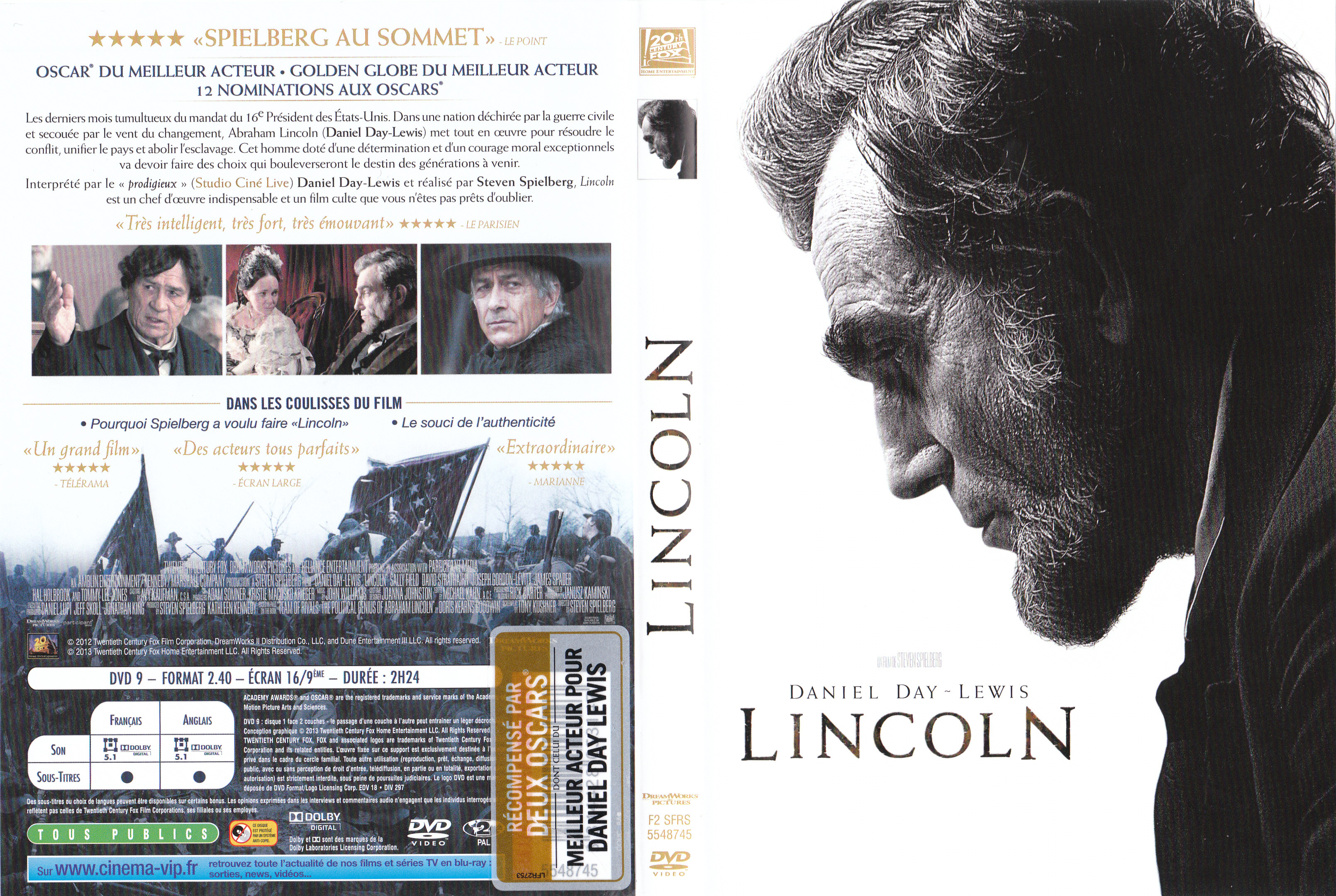 Jaquette DVD Lincoln