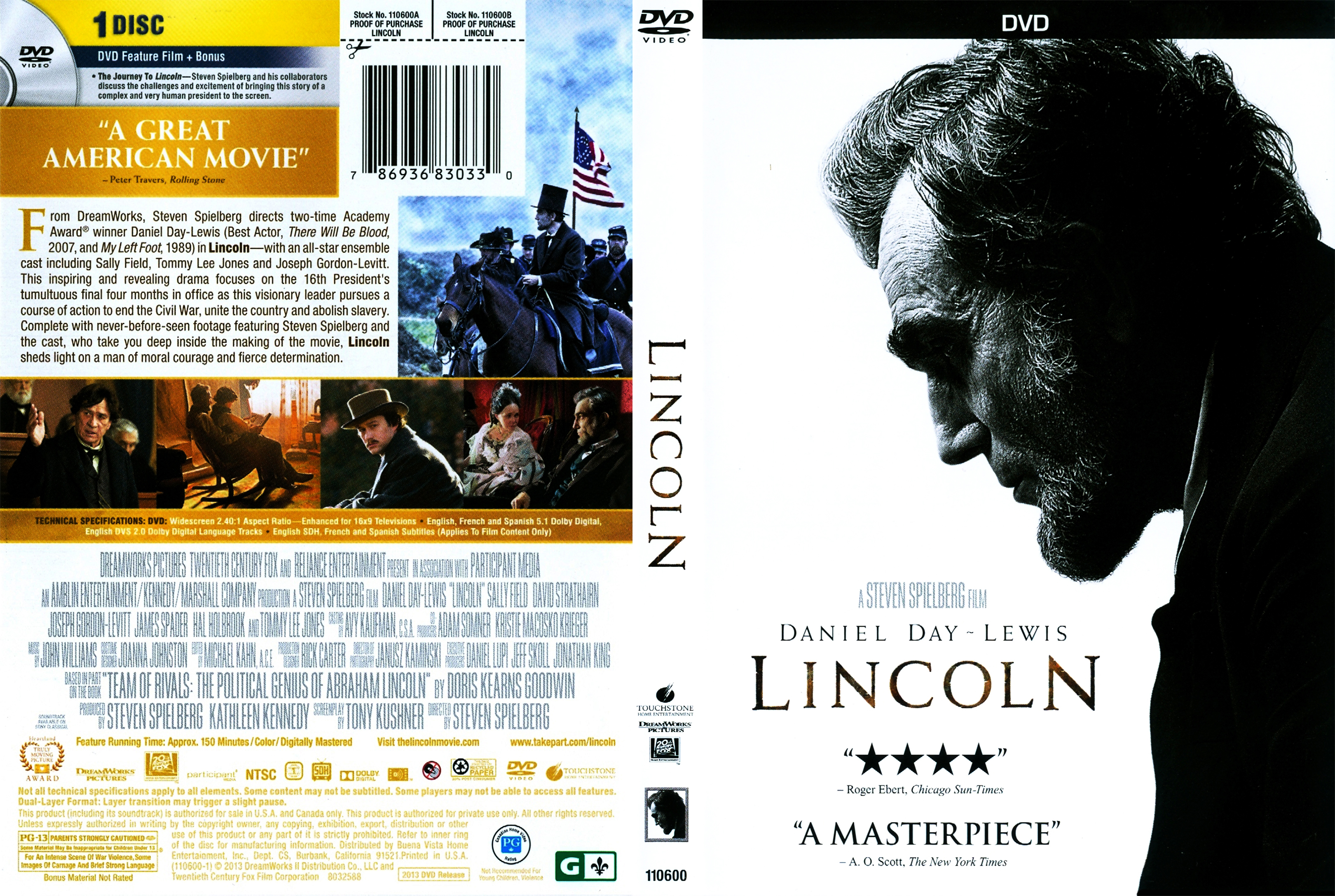 Jaquette DVD Lincoln Zone 1