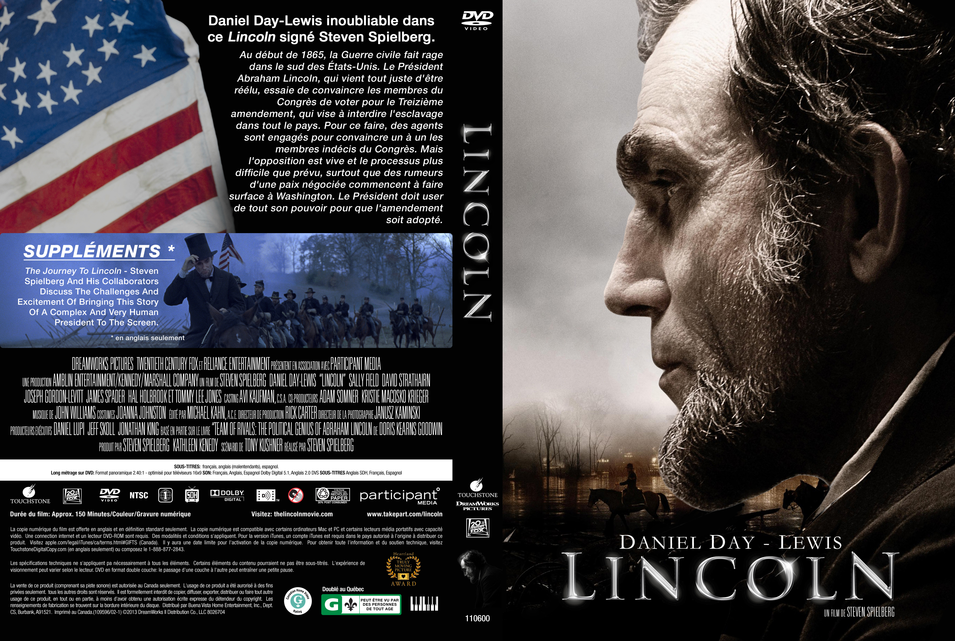 Jaquette DVD Lincoln custom