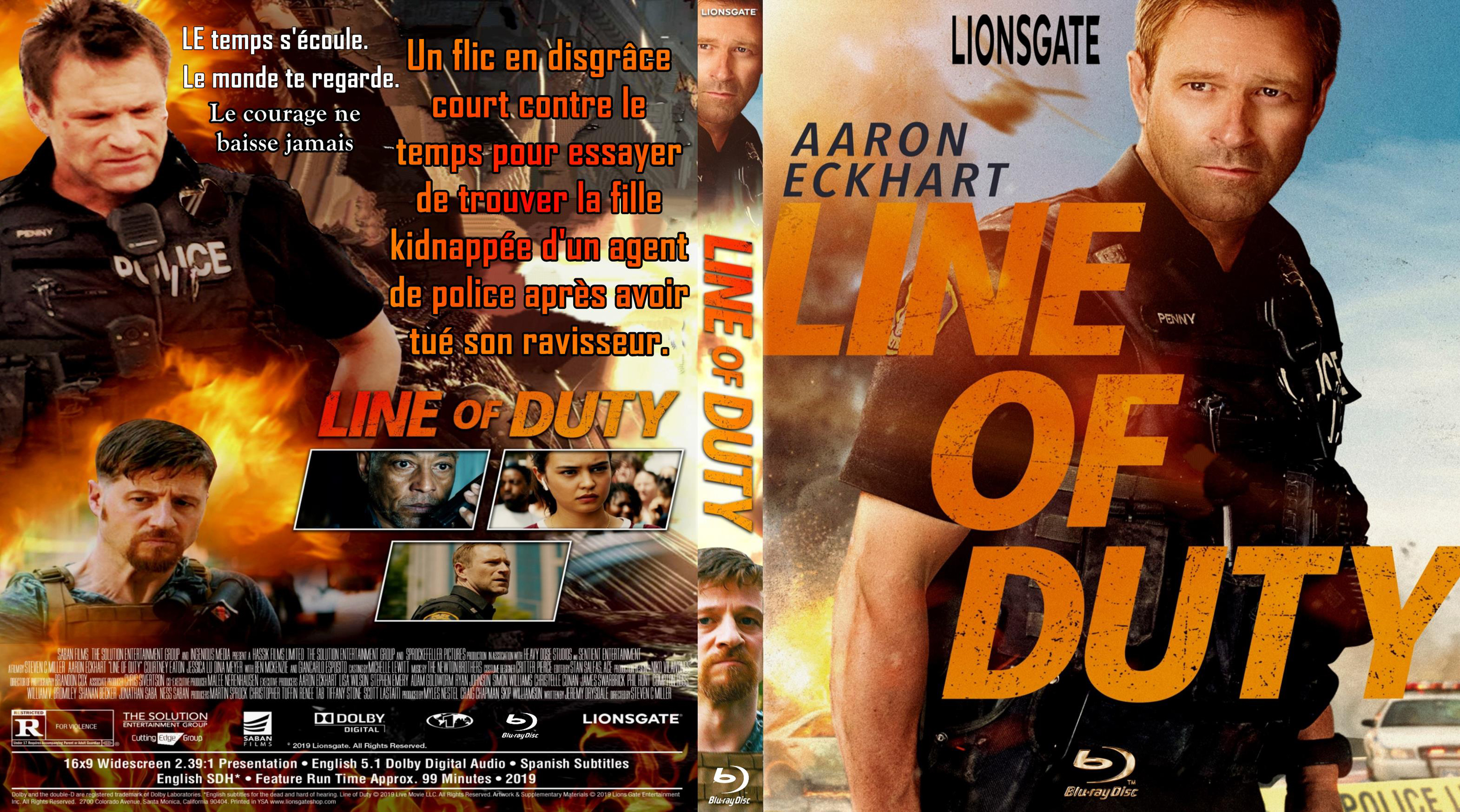 Jaquette DVD Line of duty custom (BLU-RAY)