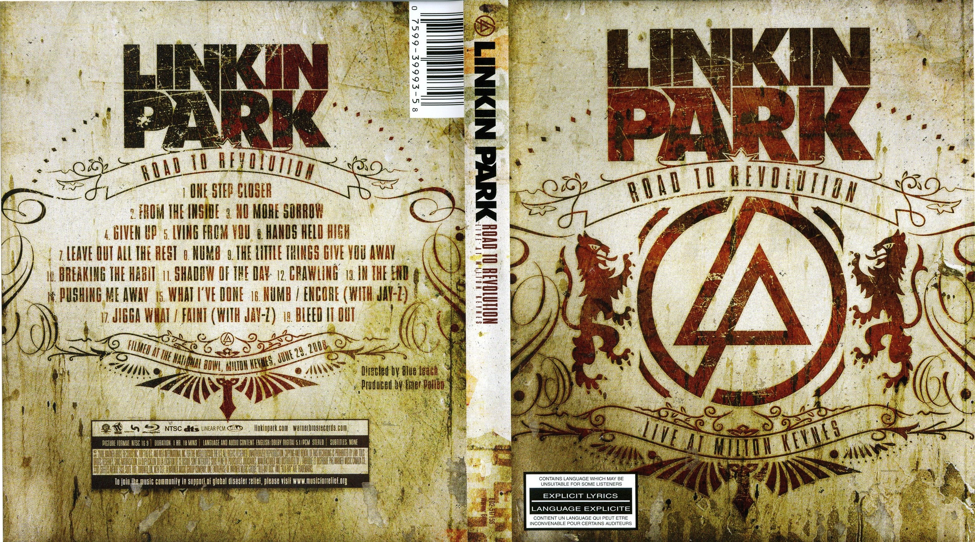 Jaquette DVD Linkin Park - Road To Revolution (BLU-RAY)