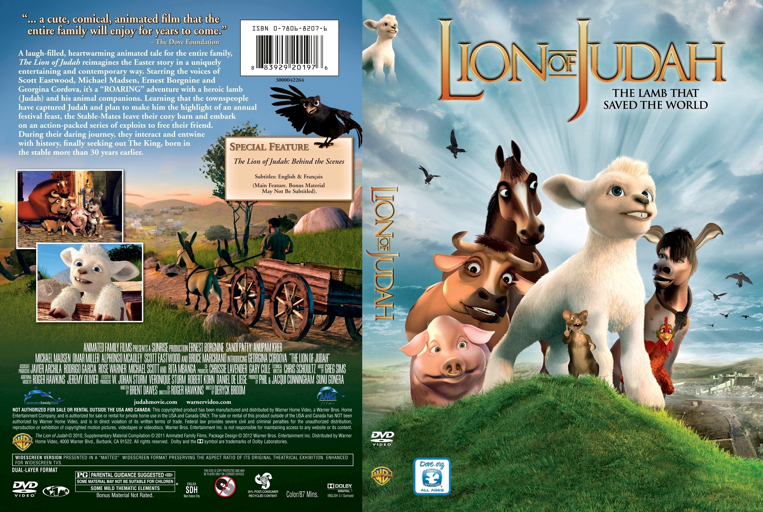 Jaquette DVD Lion of Judah custom (Canadienne)