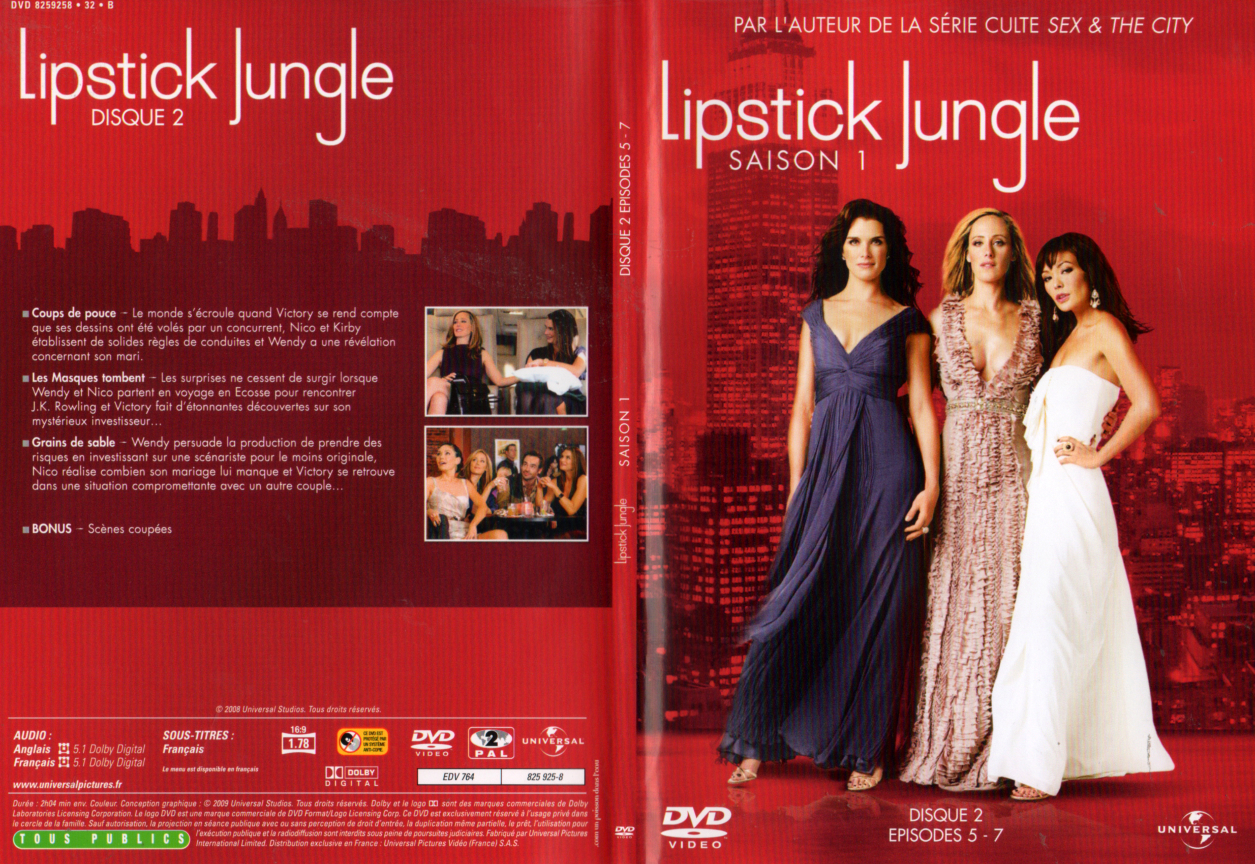 Jaquette DVD Lipstick jungle Saison 1 DVD 2