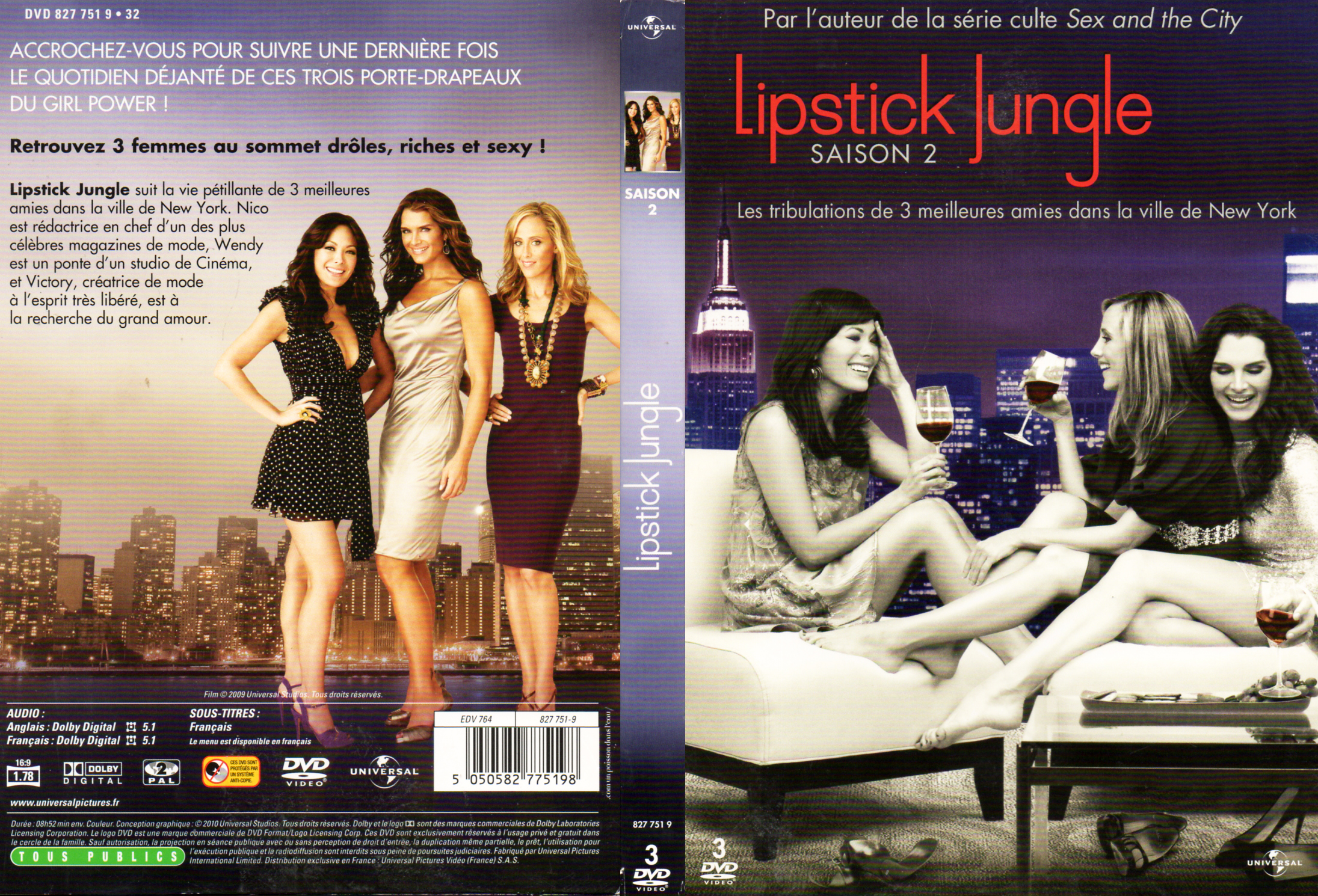 Jaquette DVD Lipstick jungle Saison 2