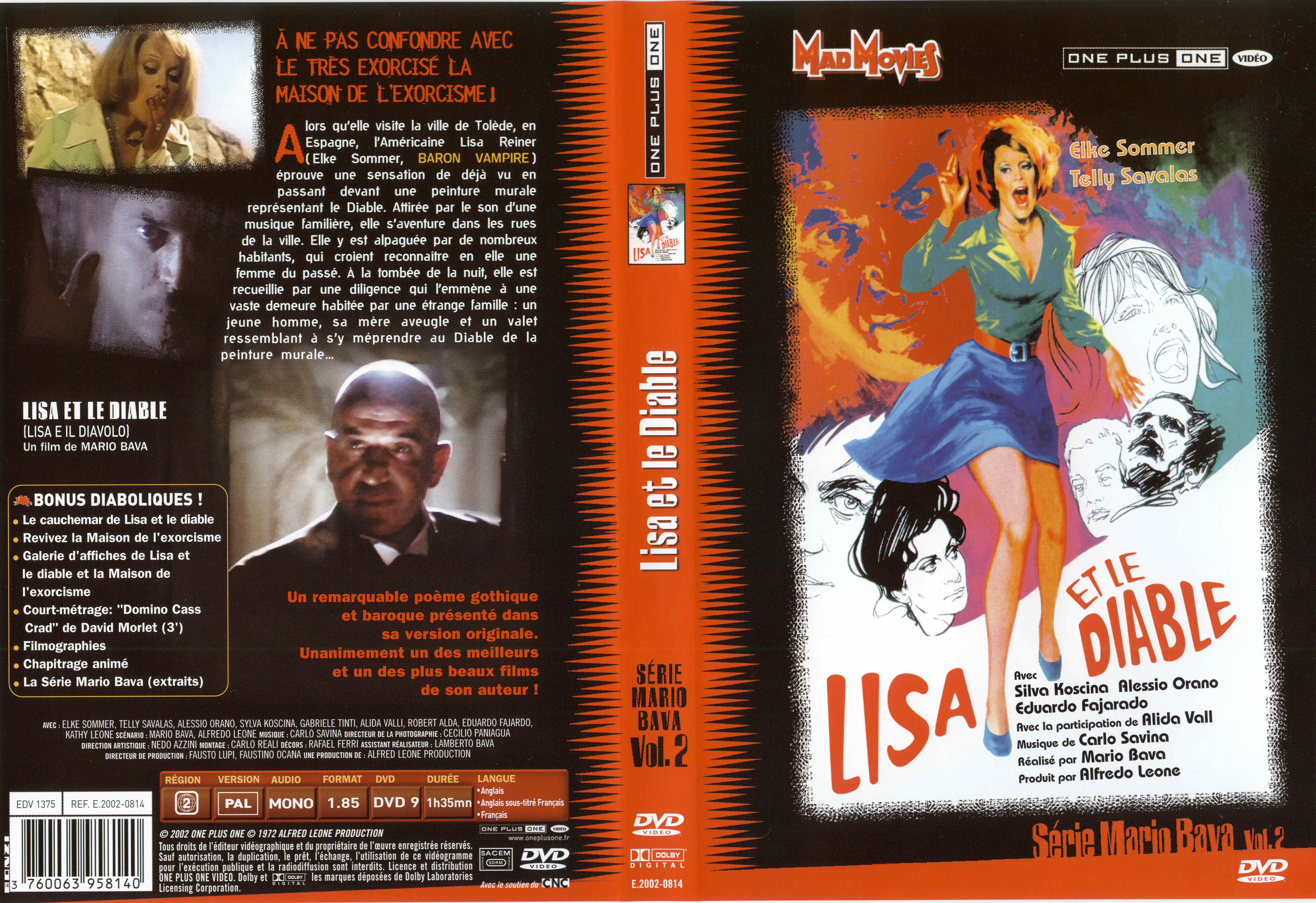 Jaquette DVD Lisa et le diable