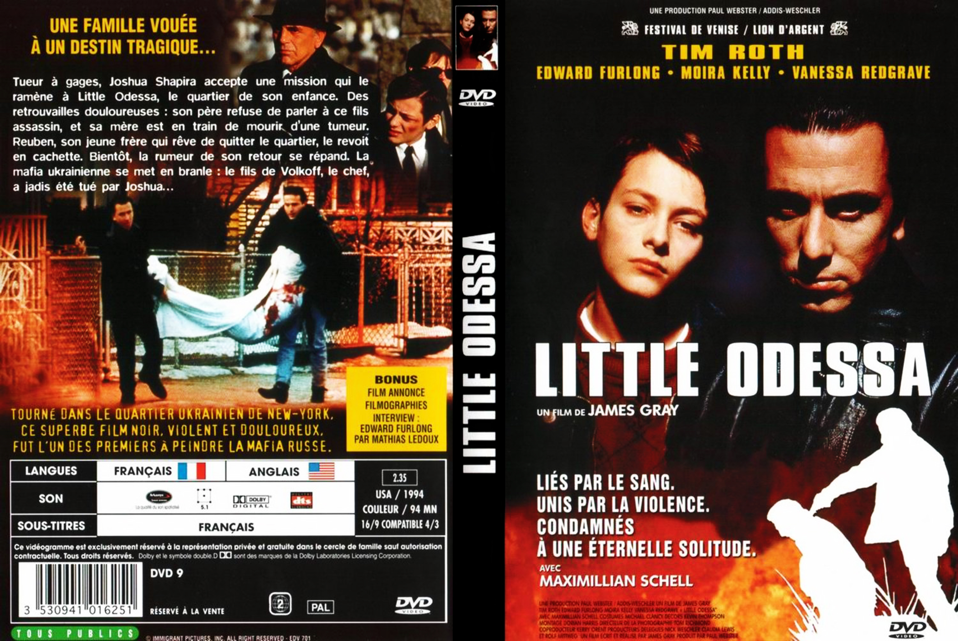 Jaquette DVD Little Odessa