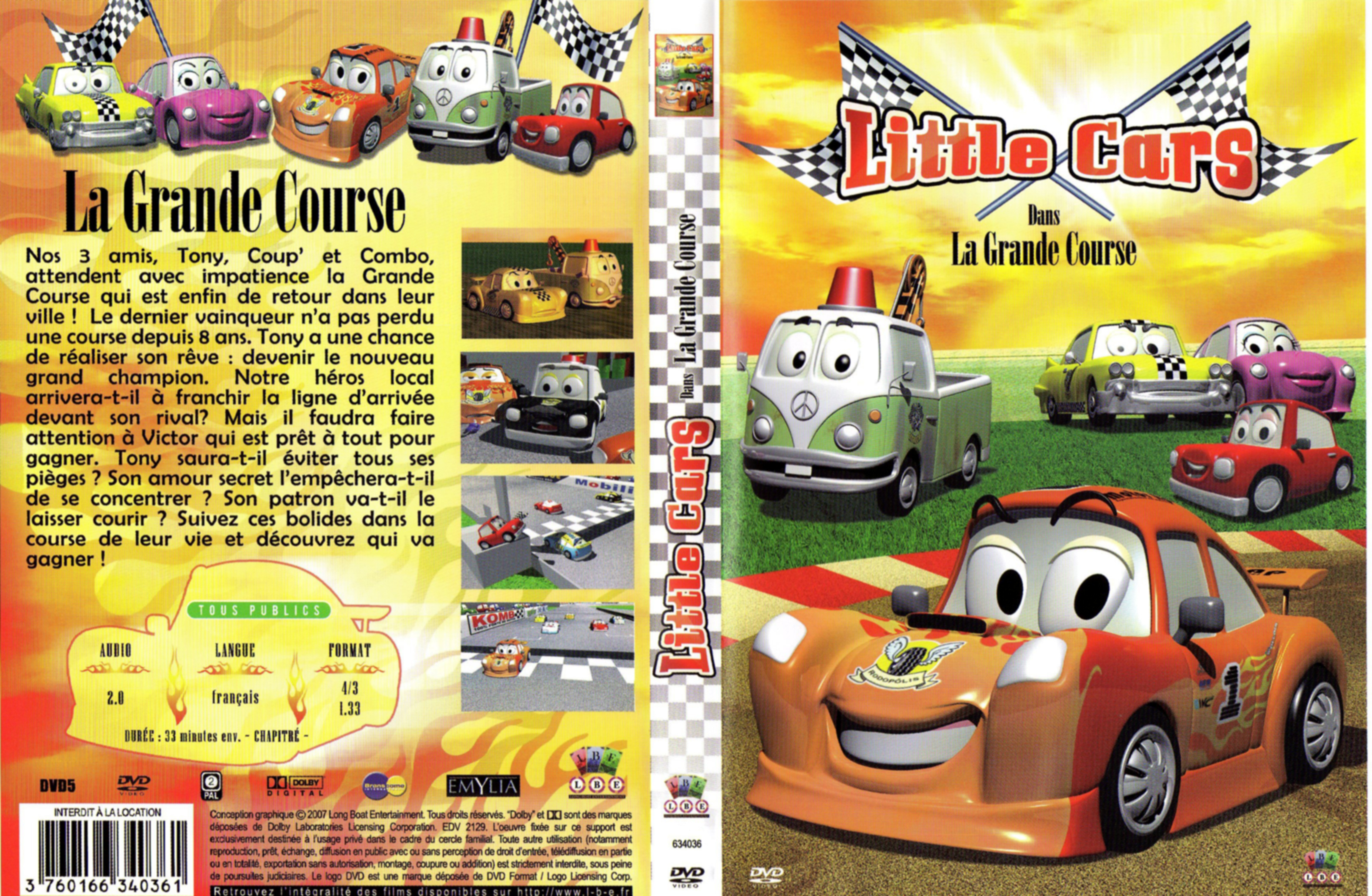Jaquette DVD Little cars - La grande course