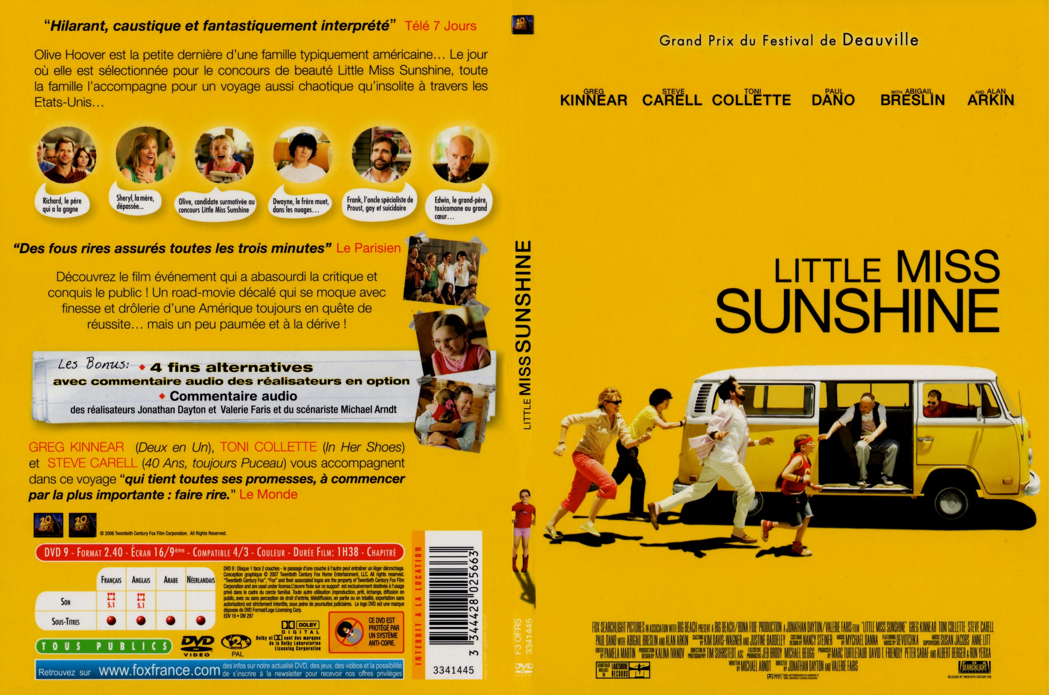 Jaquette DVD Little miss sunshine