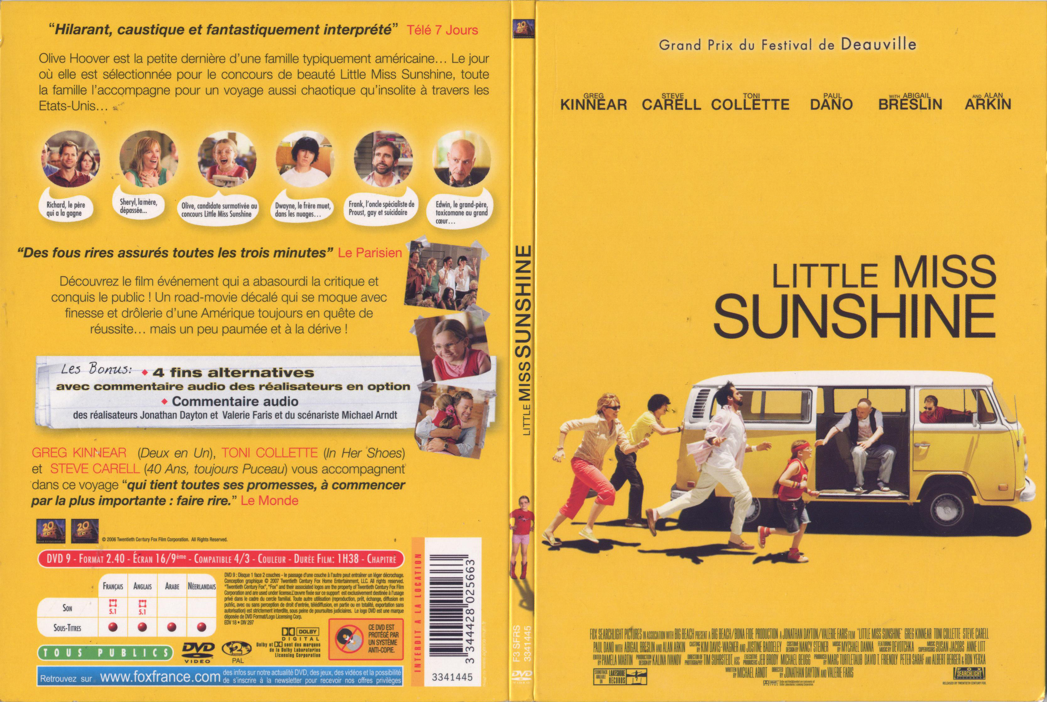 Jaquette DVD Little miss sunshine v3