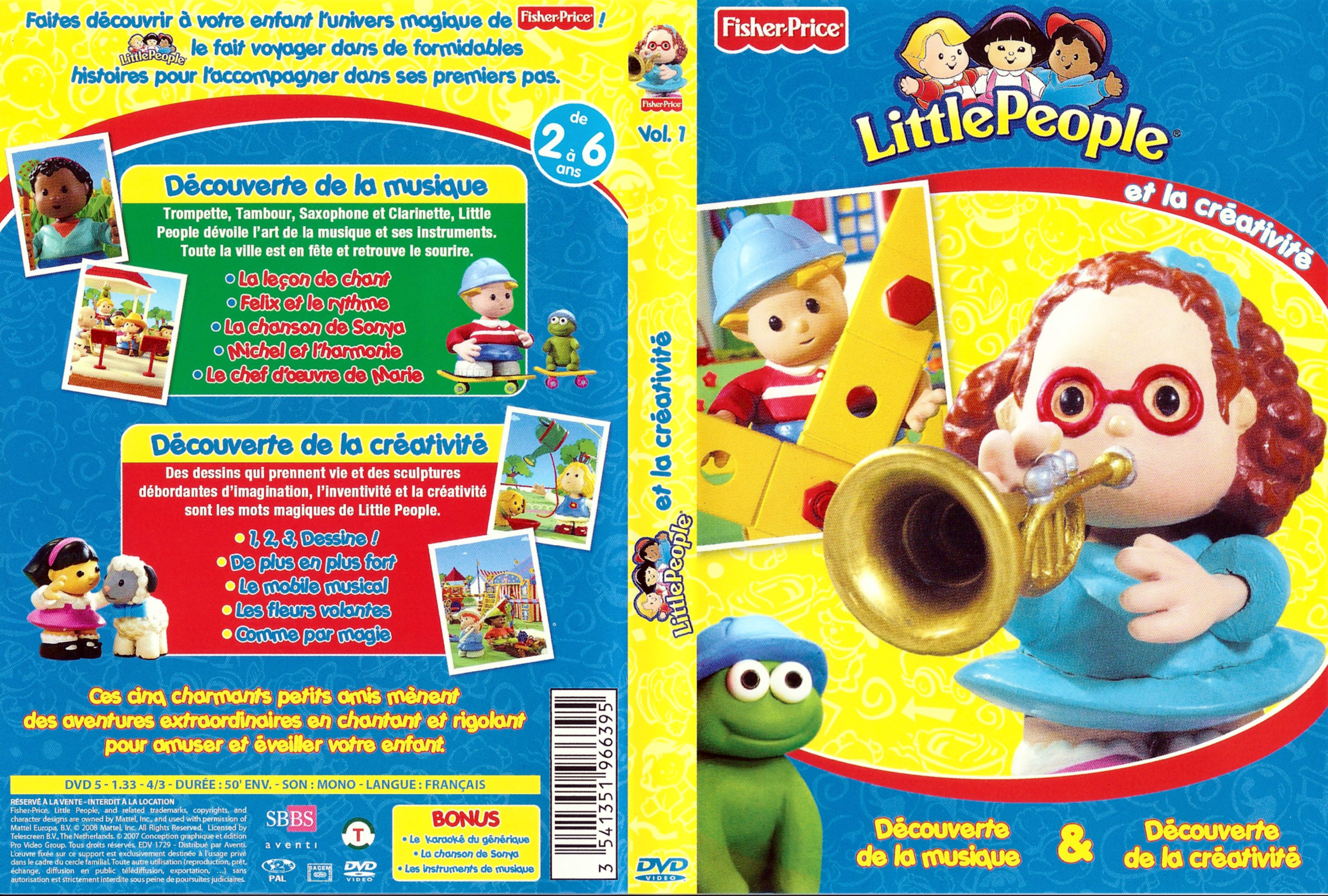 Jaquette DVD Little people et la crativite vol 01