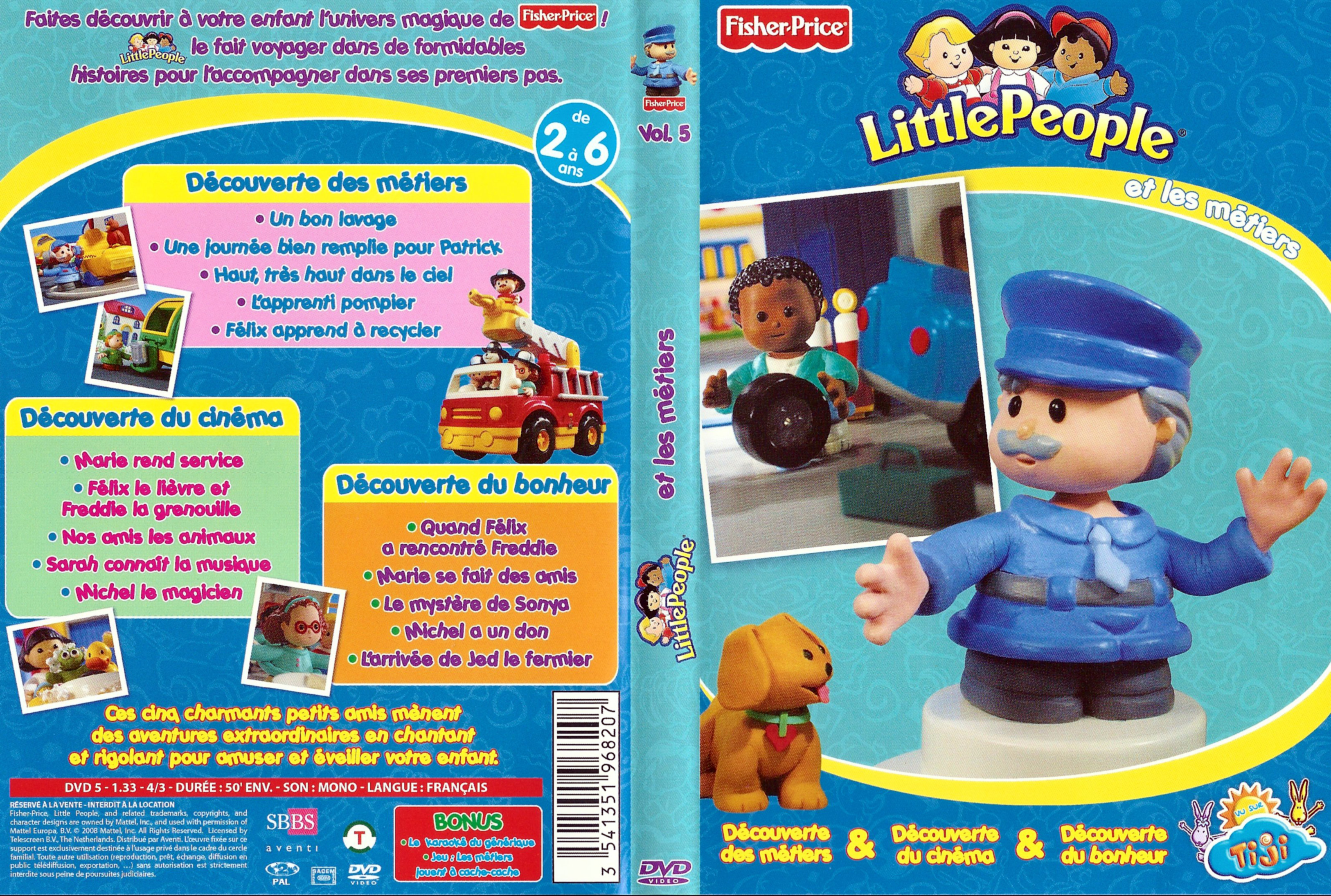 Jaquette DVD Little people et les mtiers vol 05