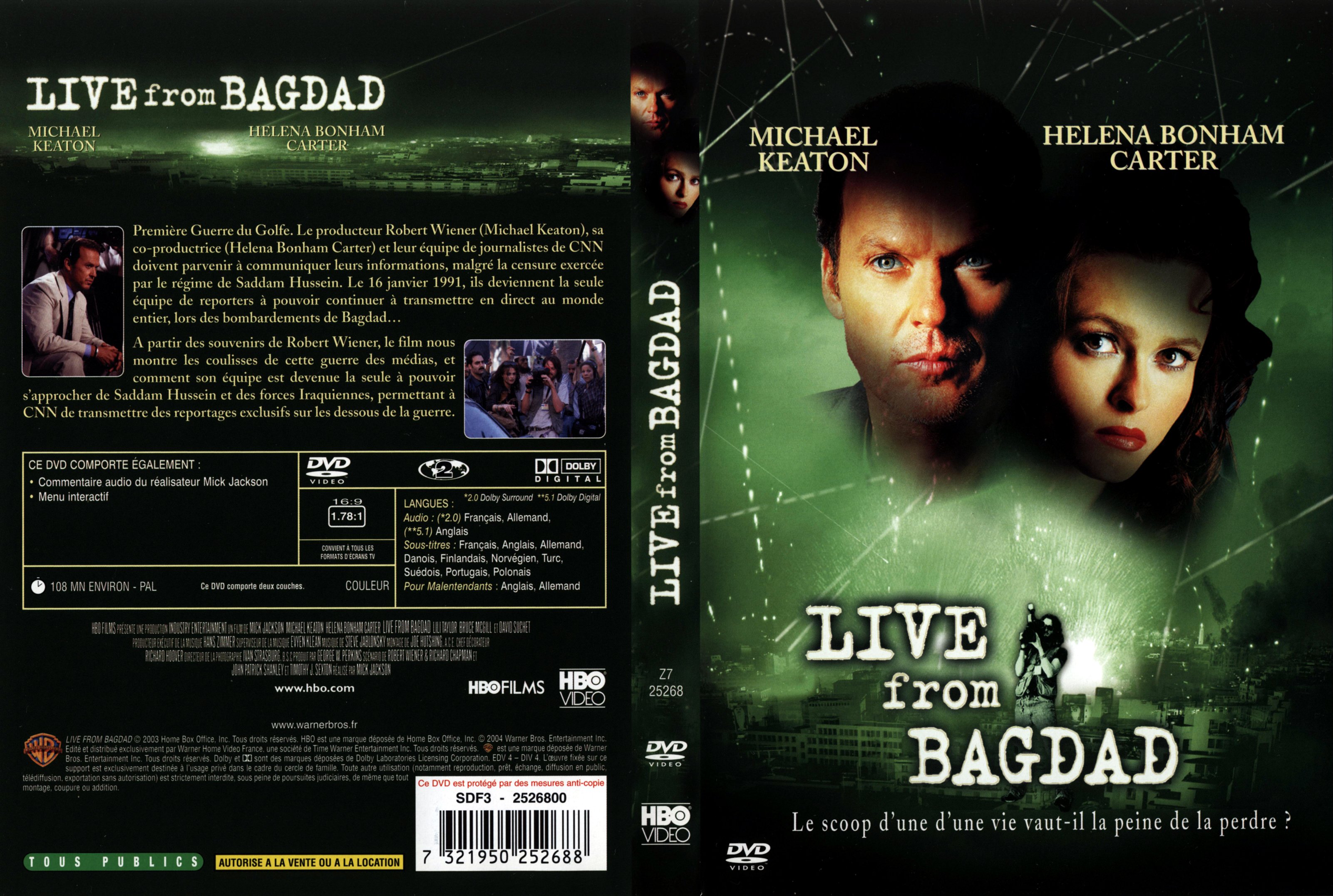Jaquette DVD Live from Bagdad
