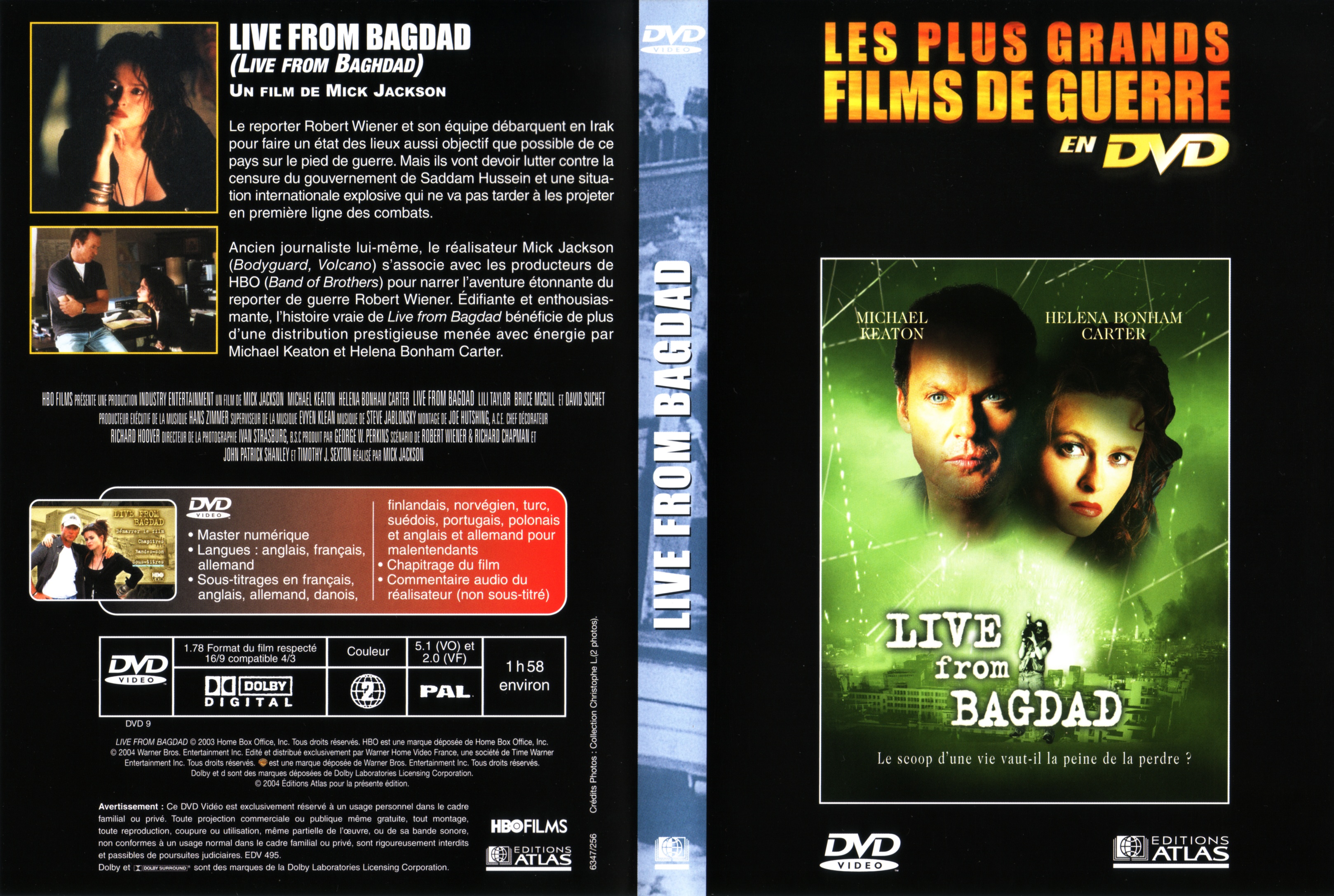 Jaquette DVD Live from Bagdad v2