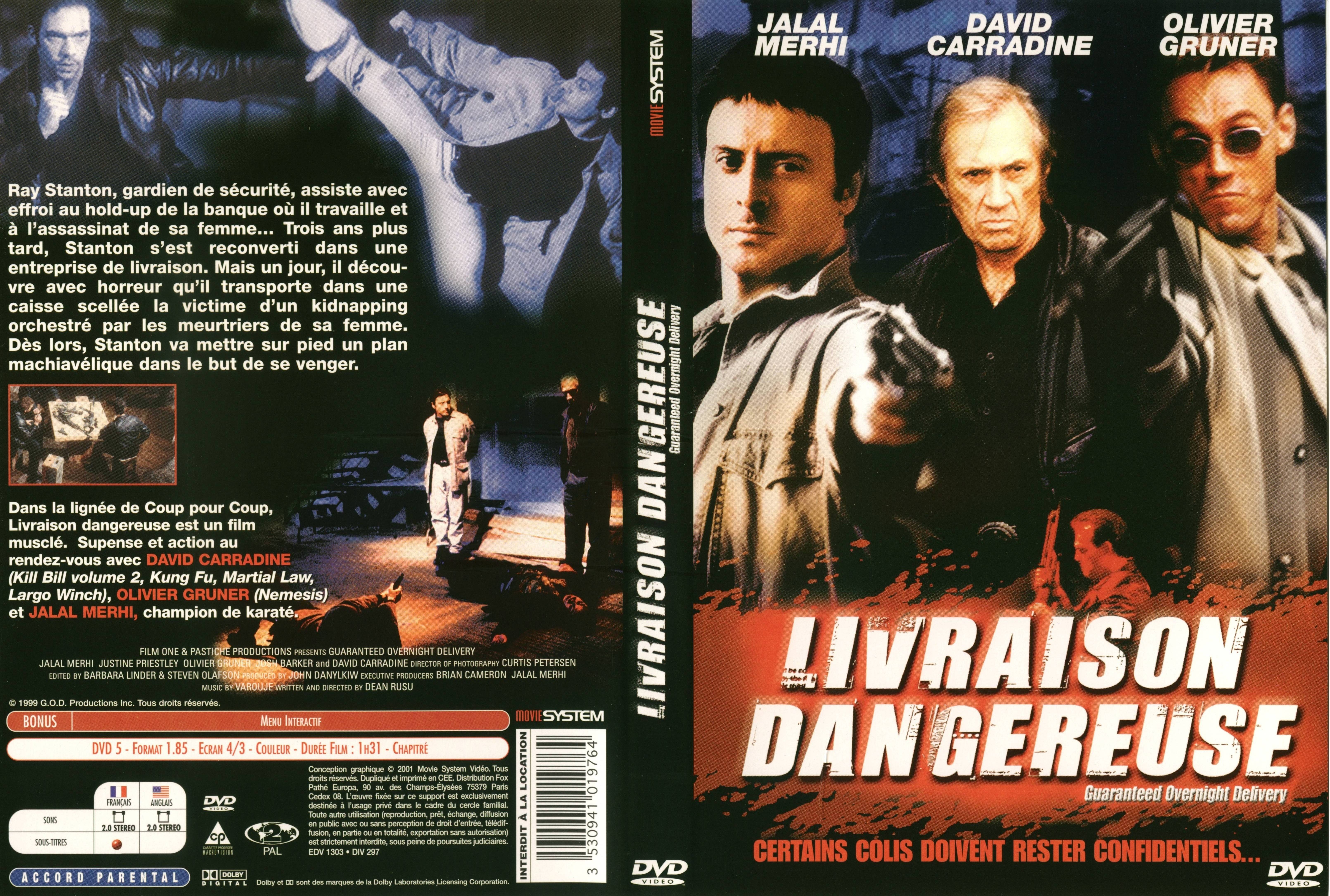 Jaquette DVD Livraison dangereuse v2