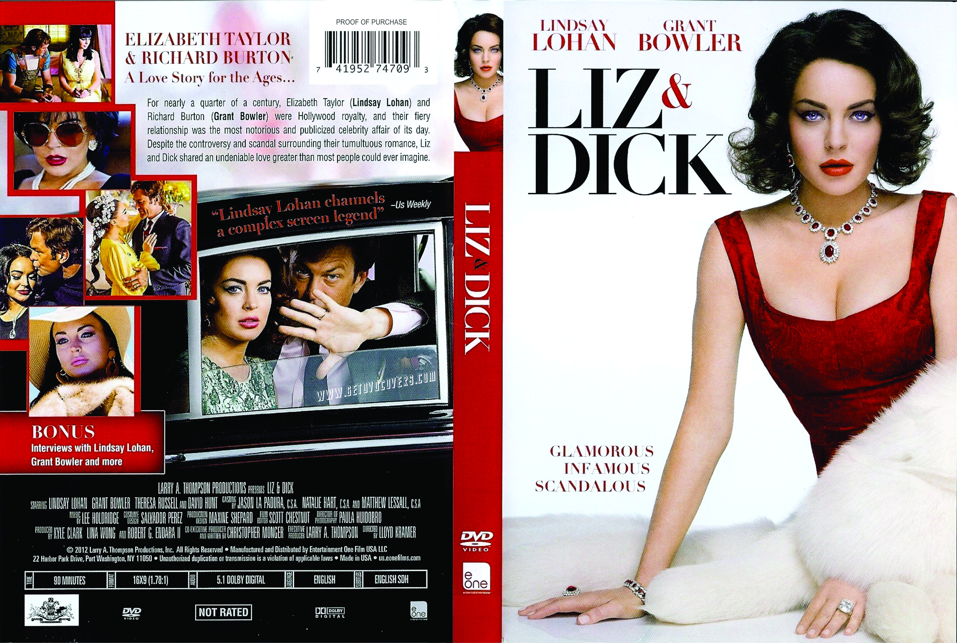 Jaquette DVD Liz and Dick Zone 1