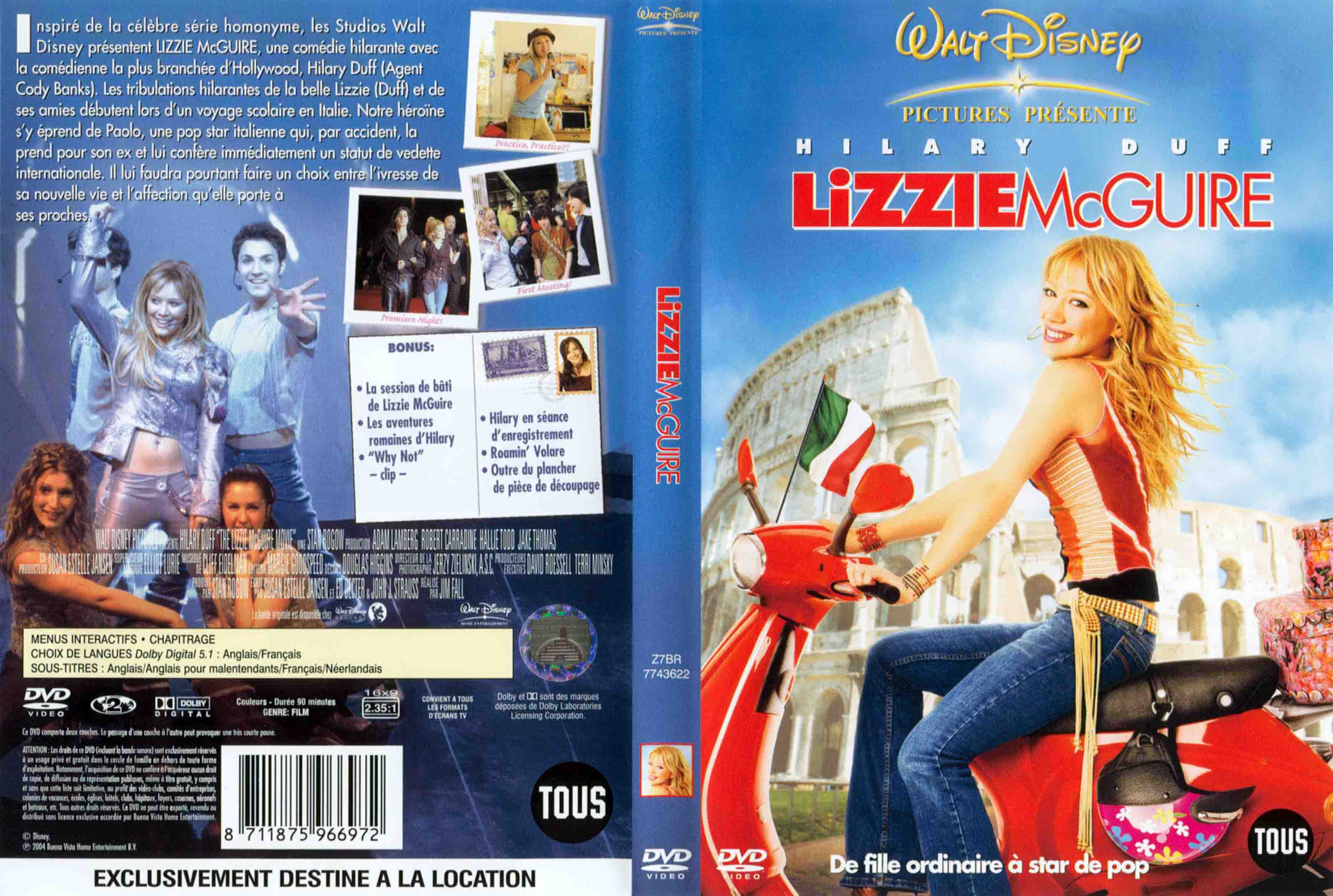 Jaquette DVD Lizzie McGuire