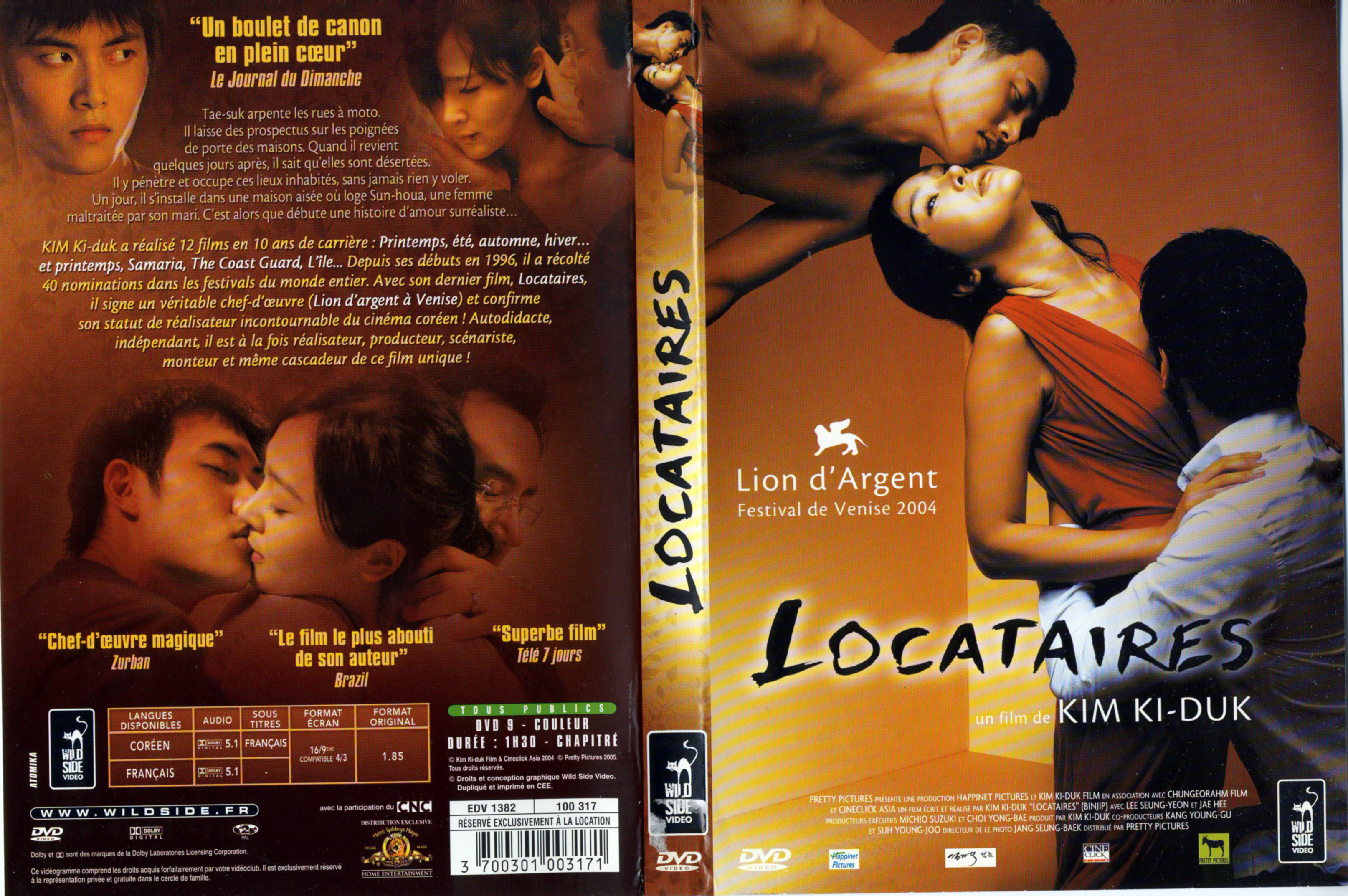 Jaquette DVD Locataires