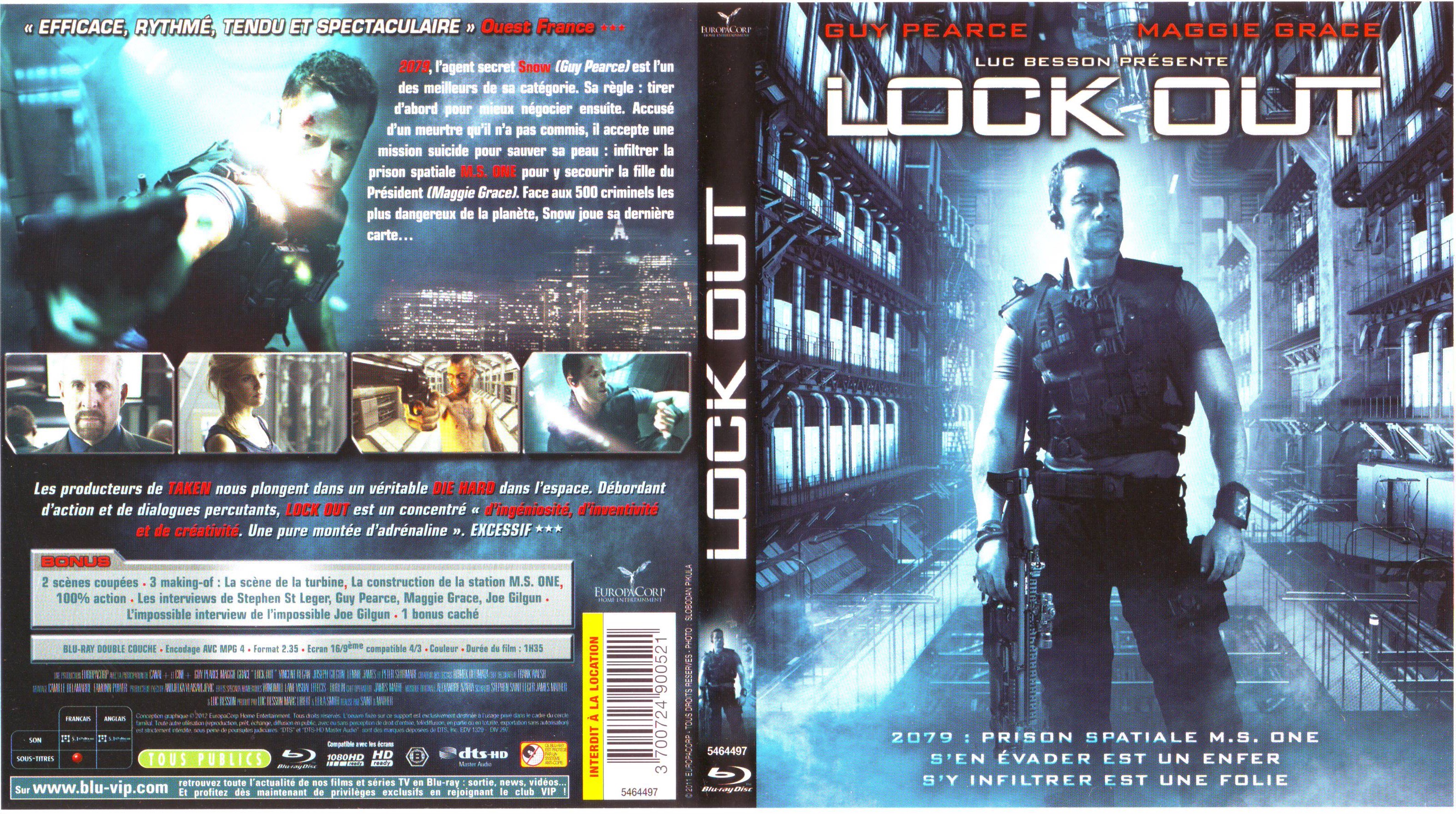 Jaquette DVD Lock out (BLU-RAY)