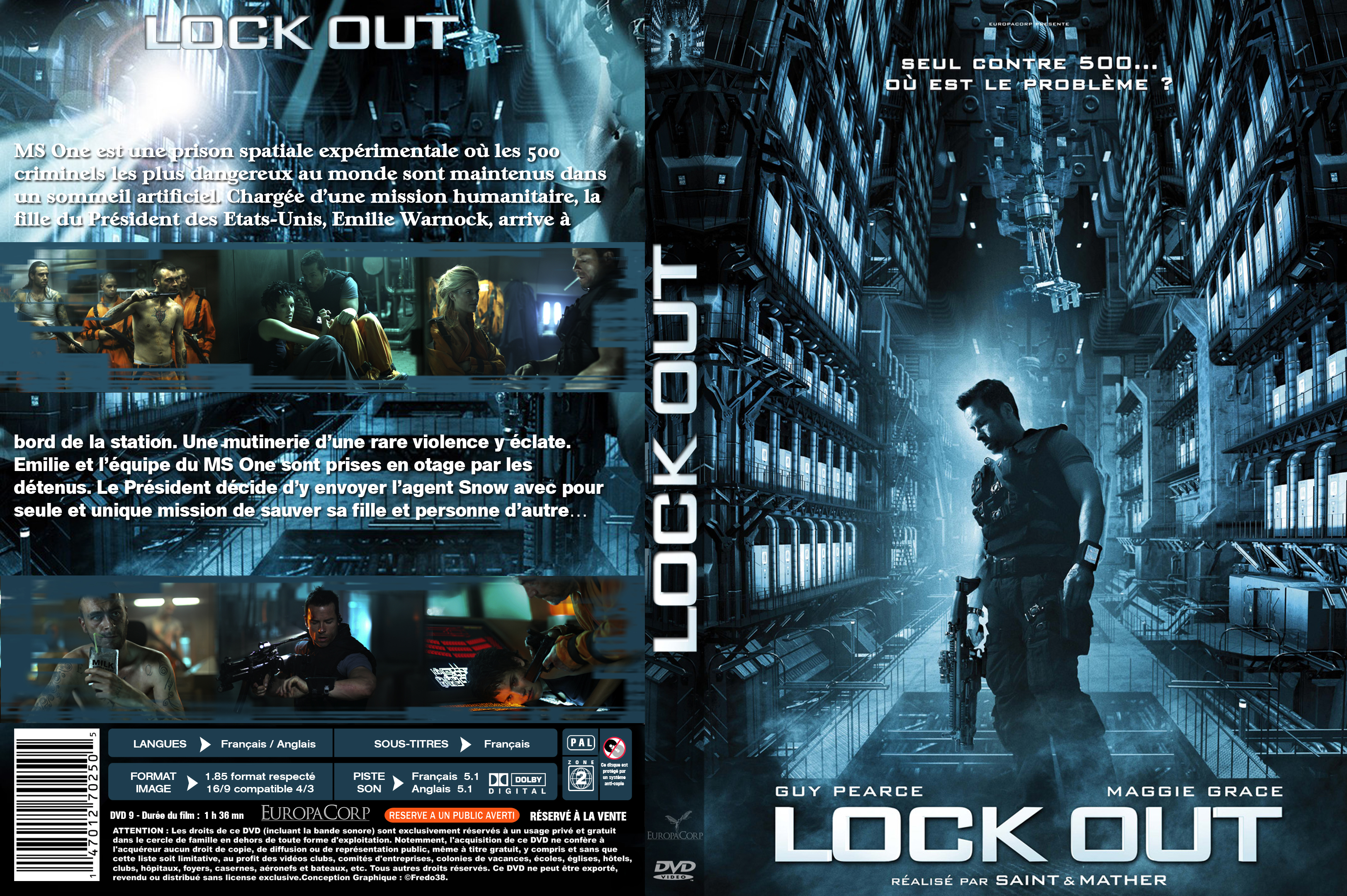 Jaquette DVD Lock out custom