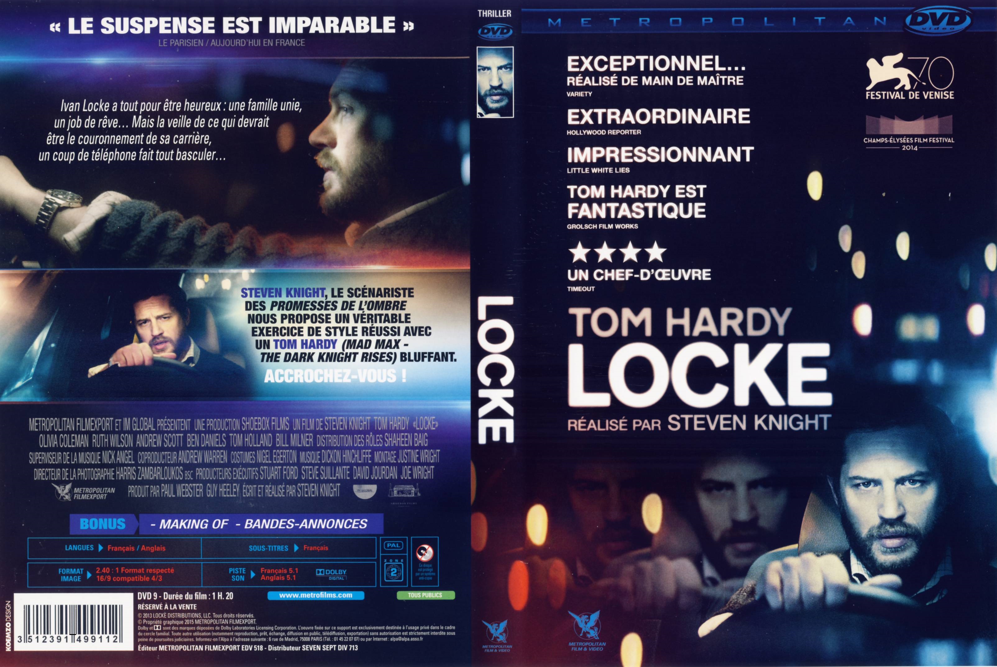 Jaquette DVD Locke