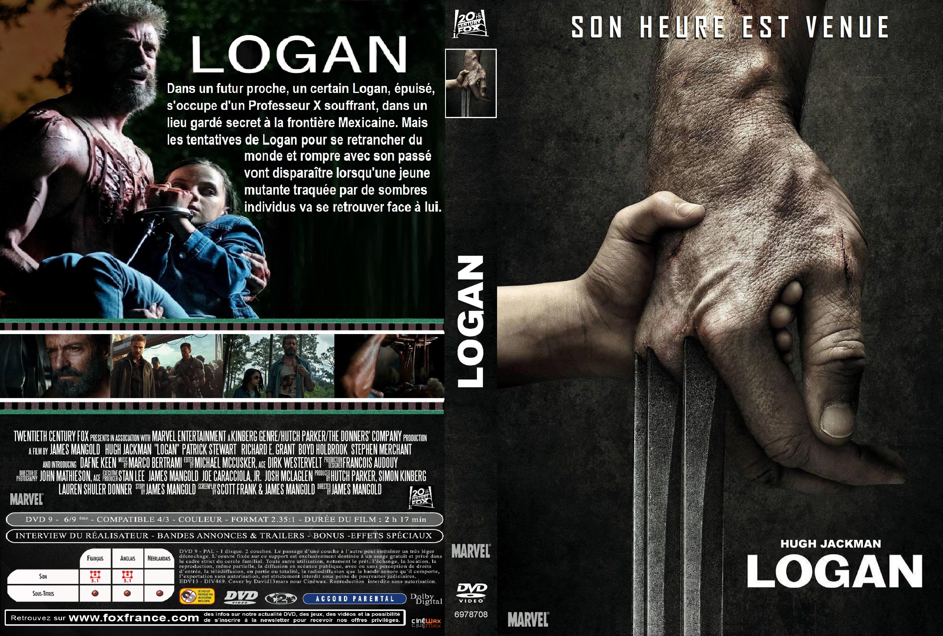 Jaquette DVD Logan custom v3