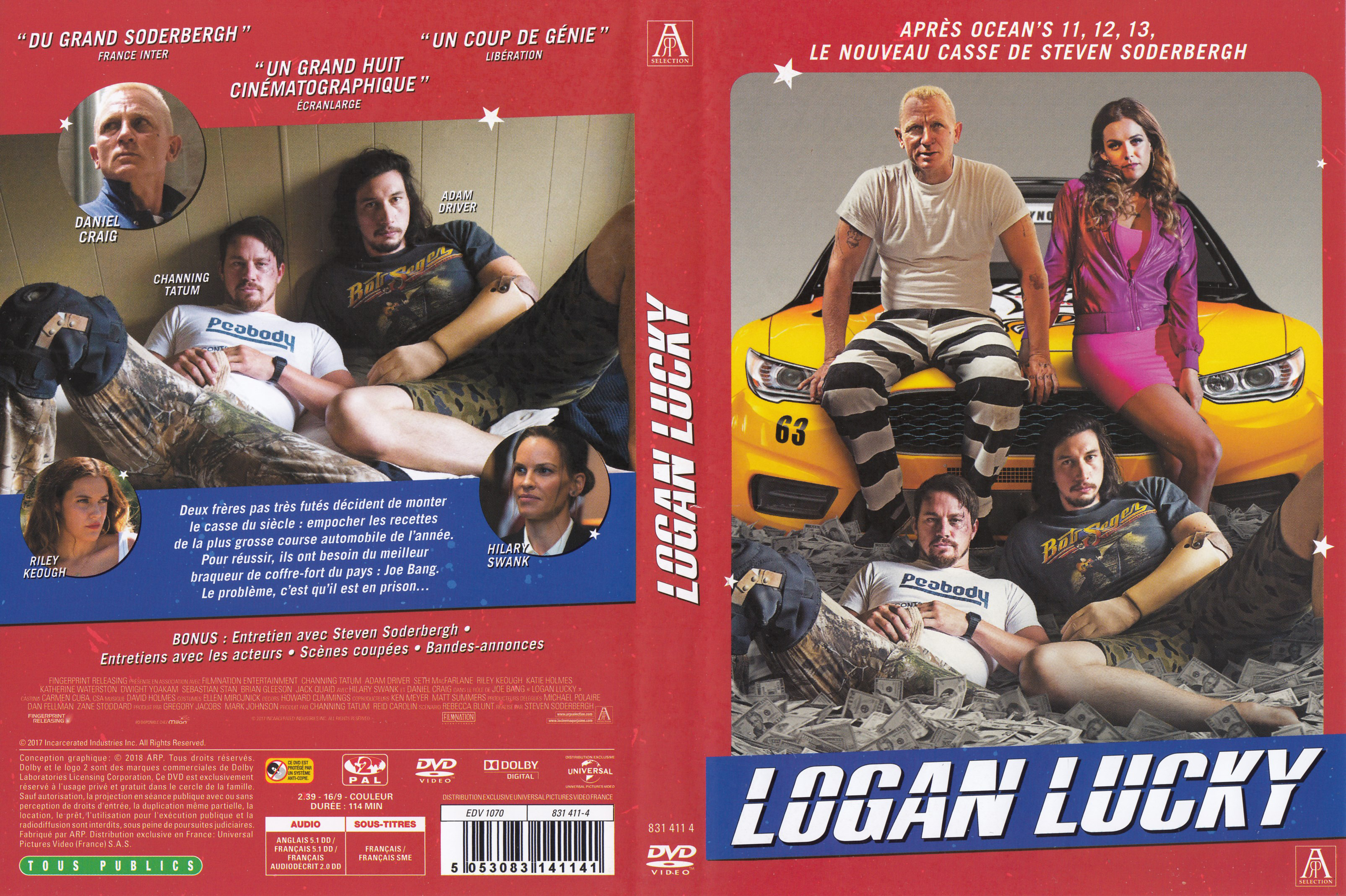 Jaquette DVD Logan lucky