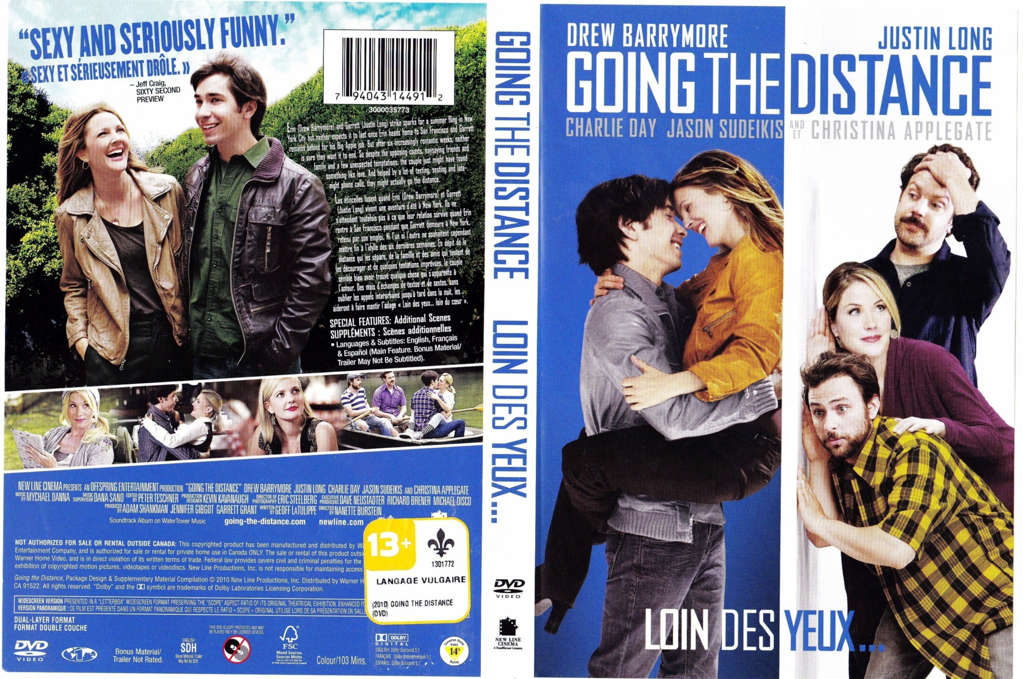 Jaquette DVD Loin des yeux - Going the distance (Canadienne)
