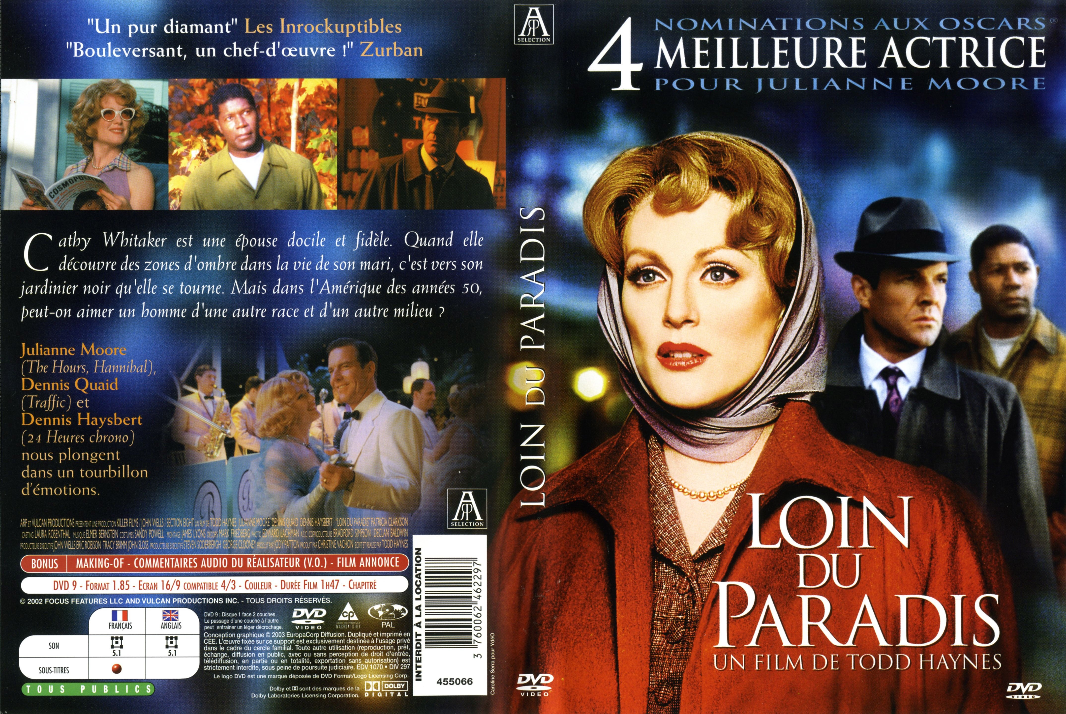 Jaquette DVD Loin du paradis