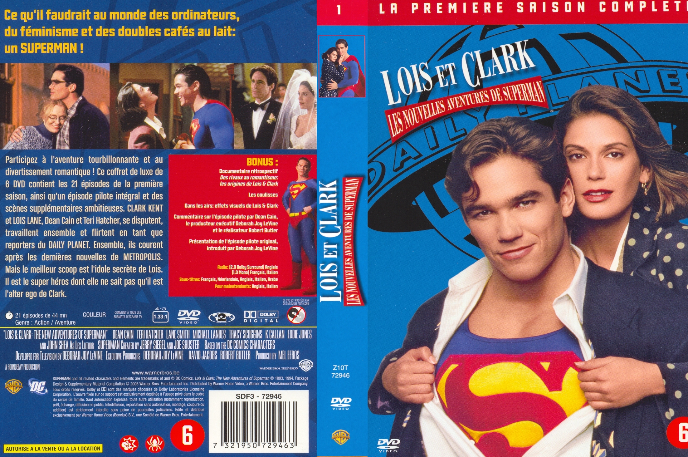 Jaquette DVD Lois et Clark Saison 1 COFFRET