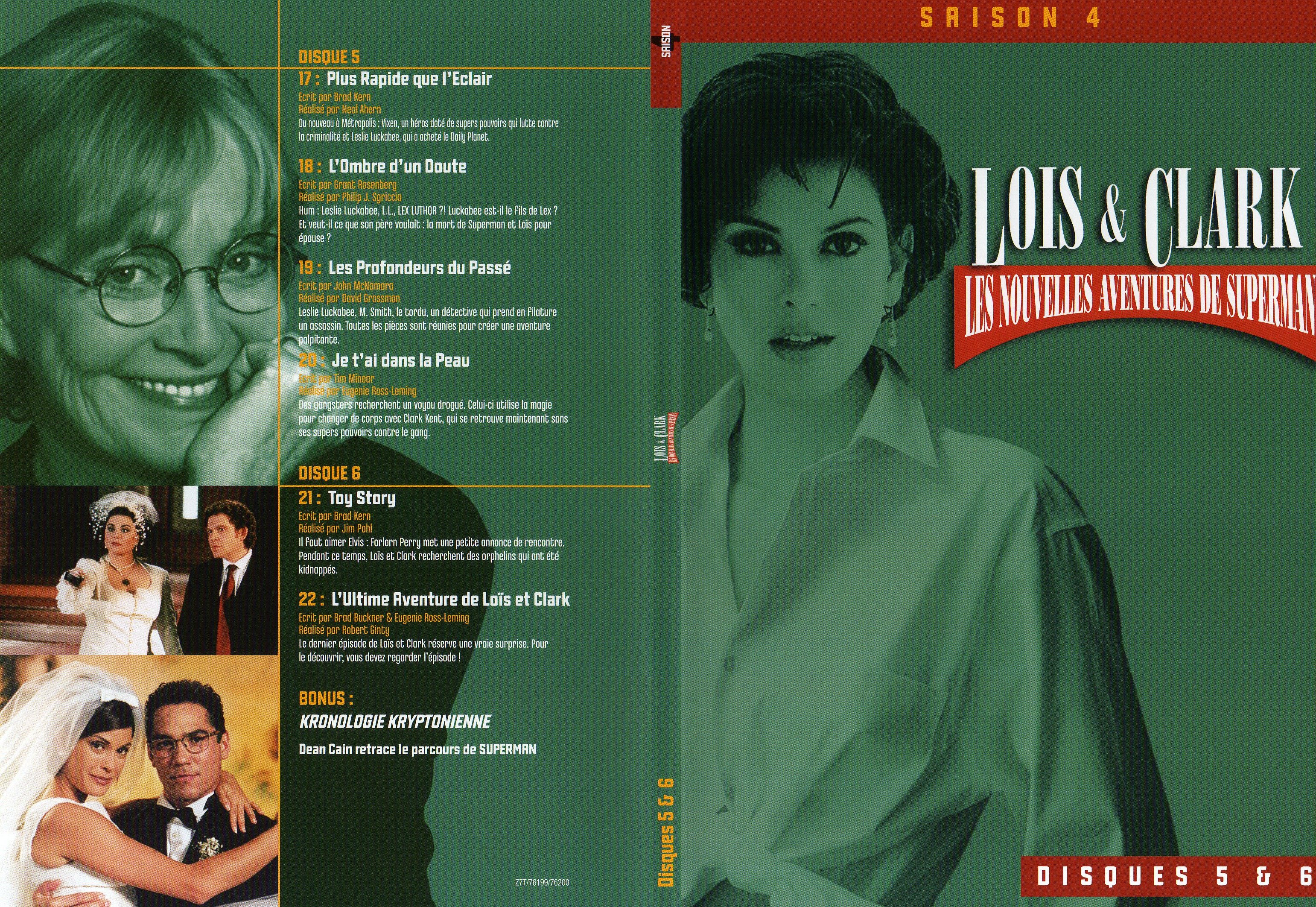 Jaquette DVD Lois et Clark Saison 4 vol 3
