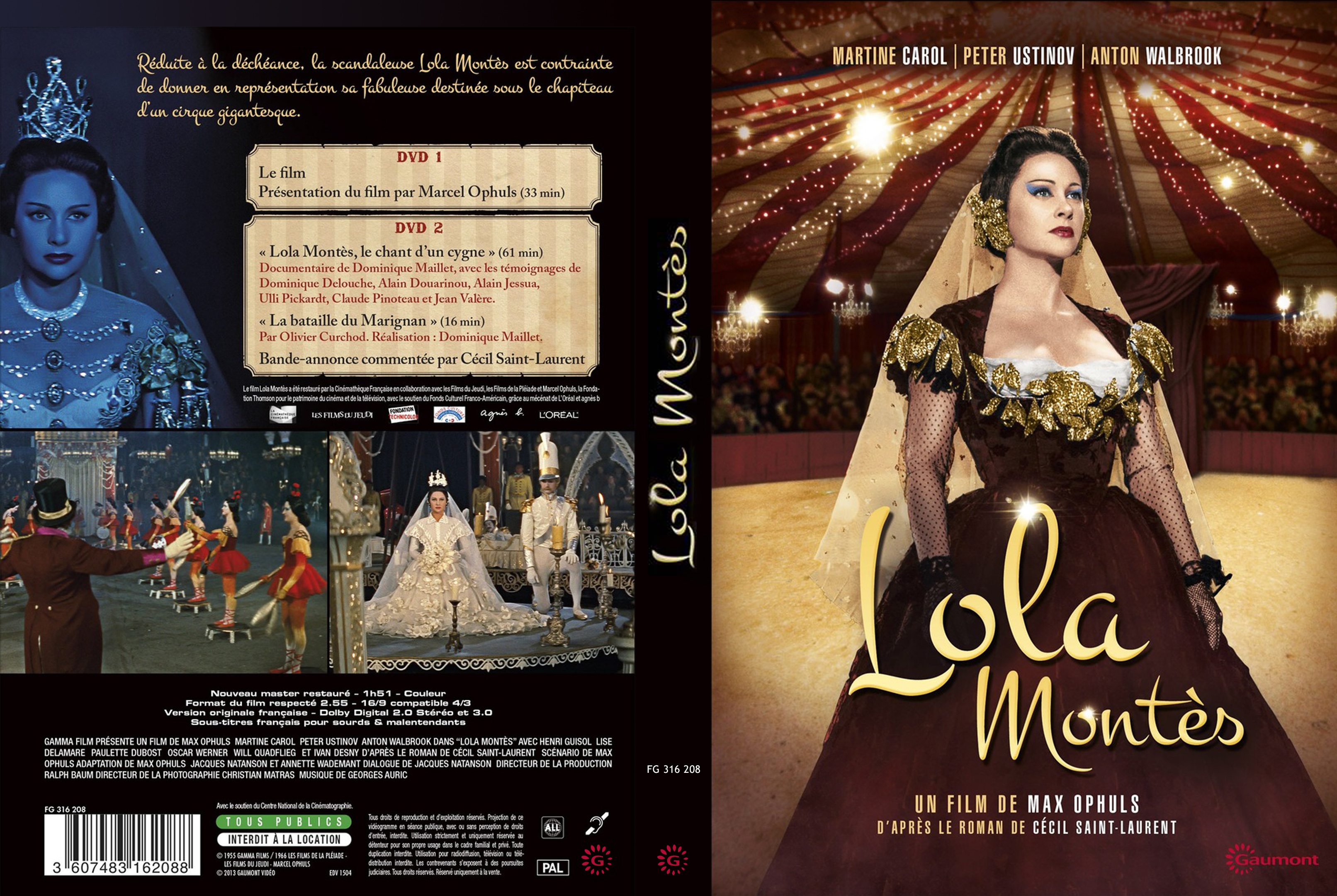 Jaquette DVD Lola Montes custom