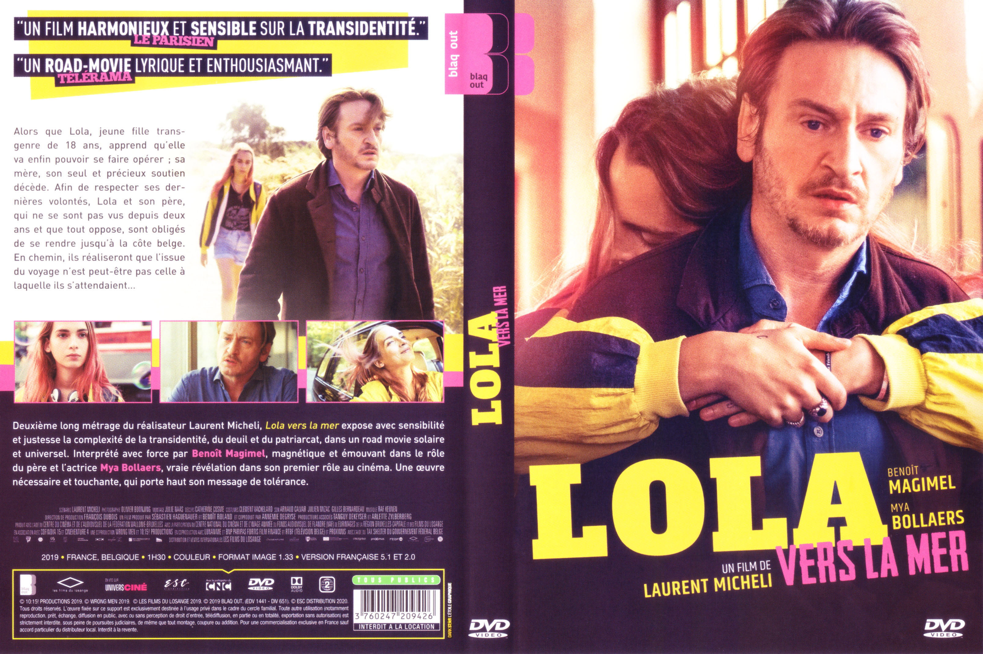 Jaquette DVD Lola vers la mer