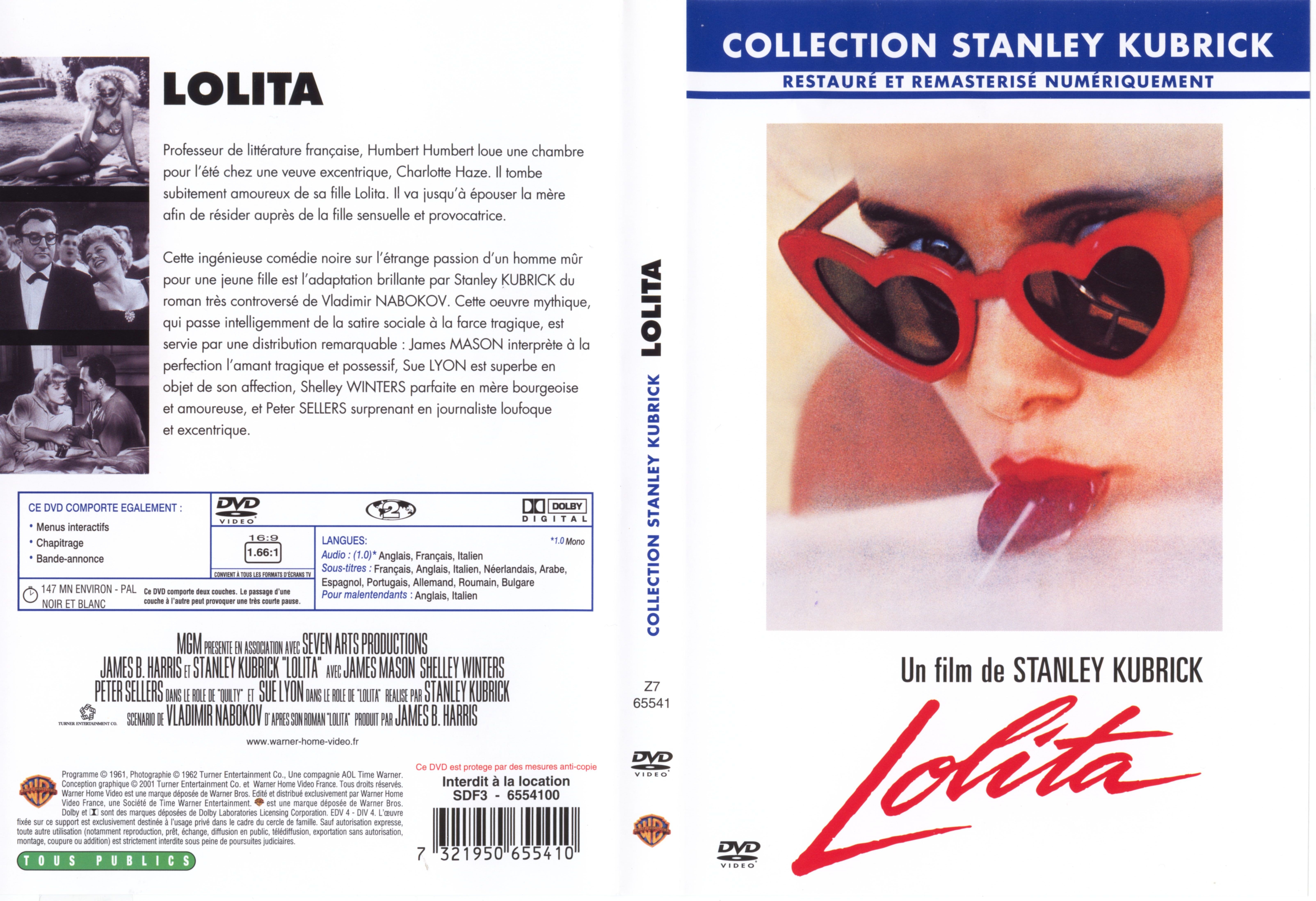 Jaquette DVD Lolita