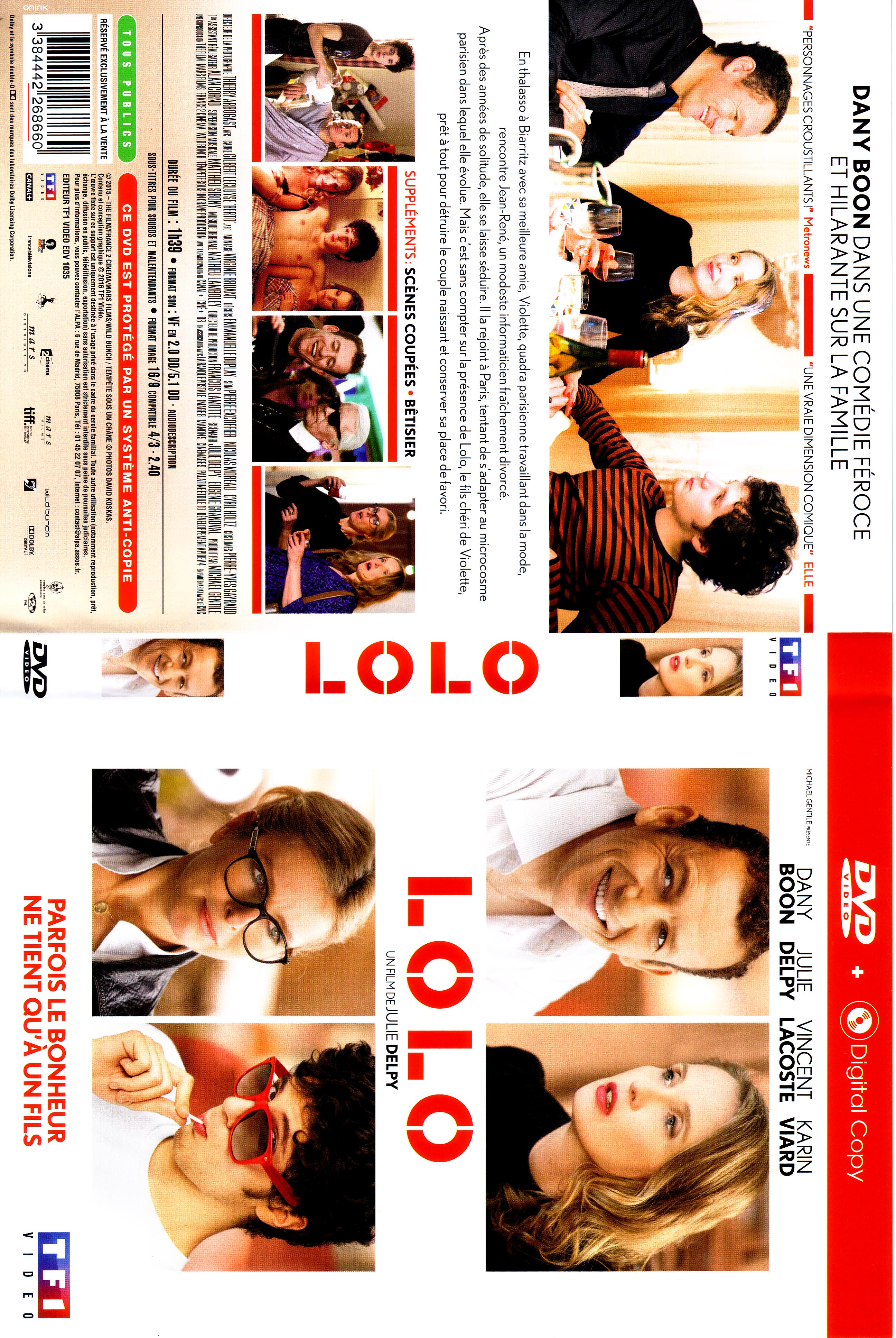 Jaquette DVD Lolo
