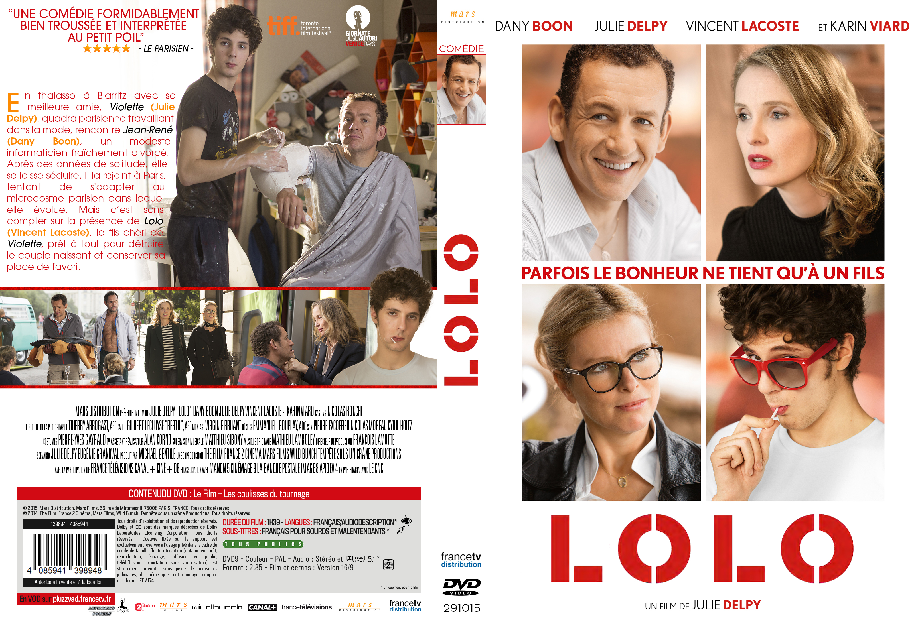 Jaquette DVD Lolo custom