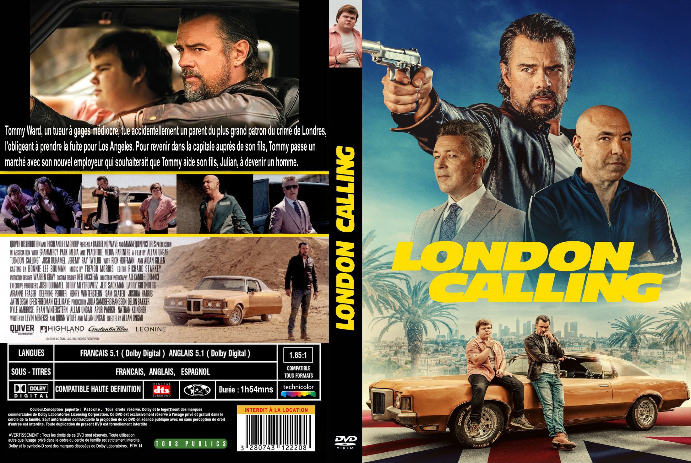 Jaquette DVD London Calling custom