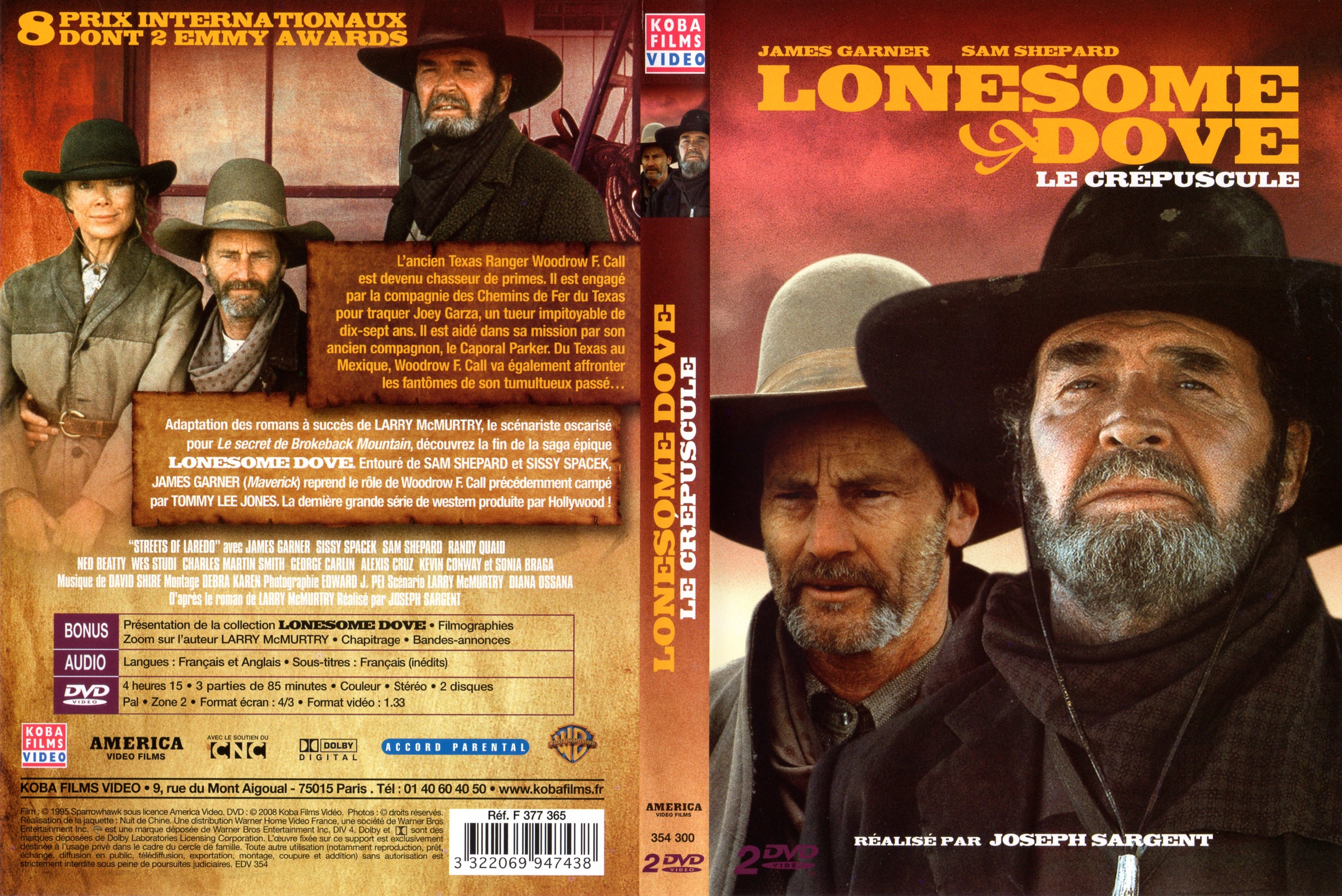 Jaquette DVD Lonesome dove le crpuscule