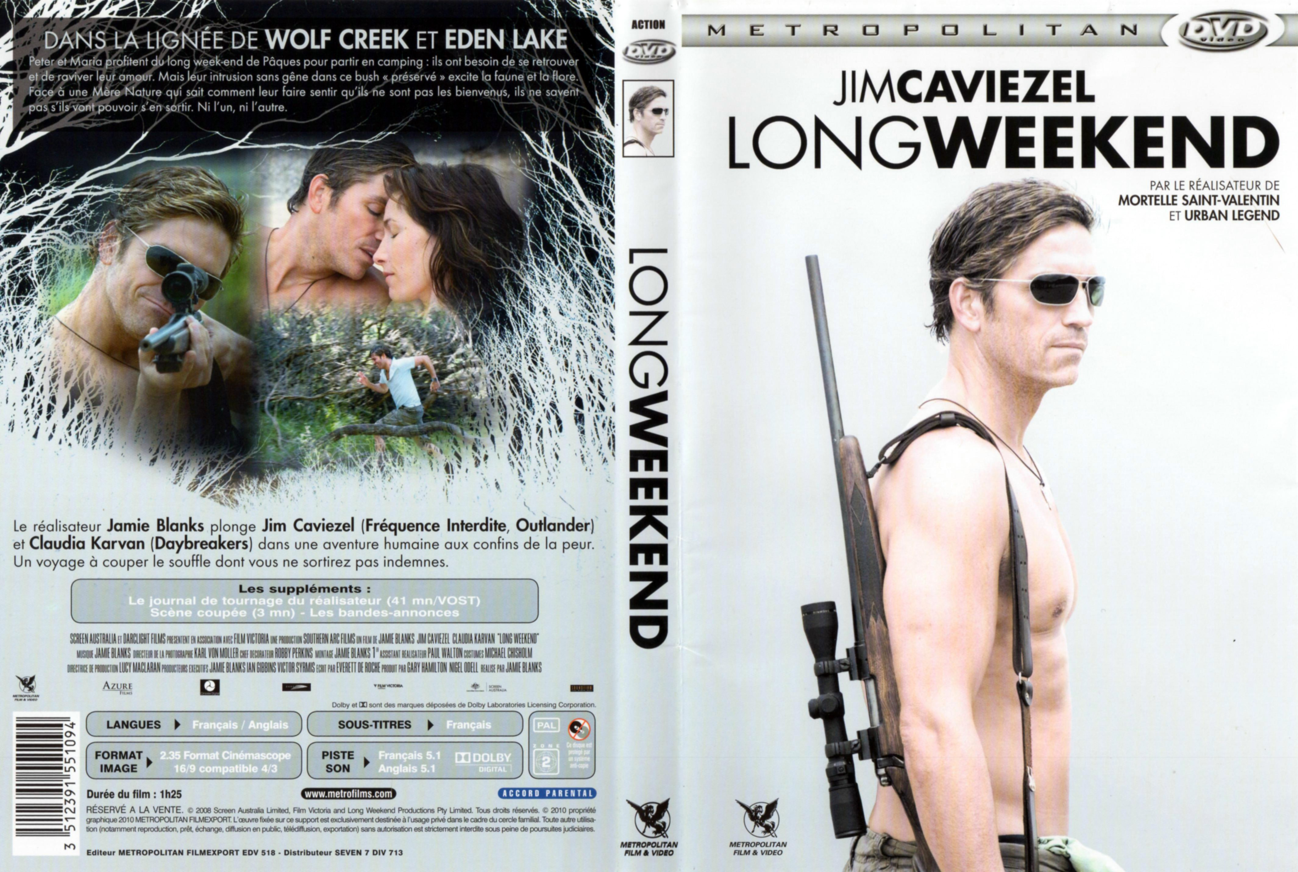 Jaquette DVD Long Weekend