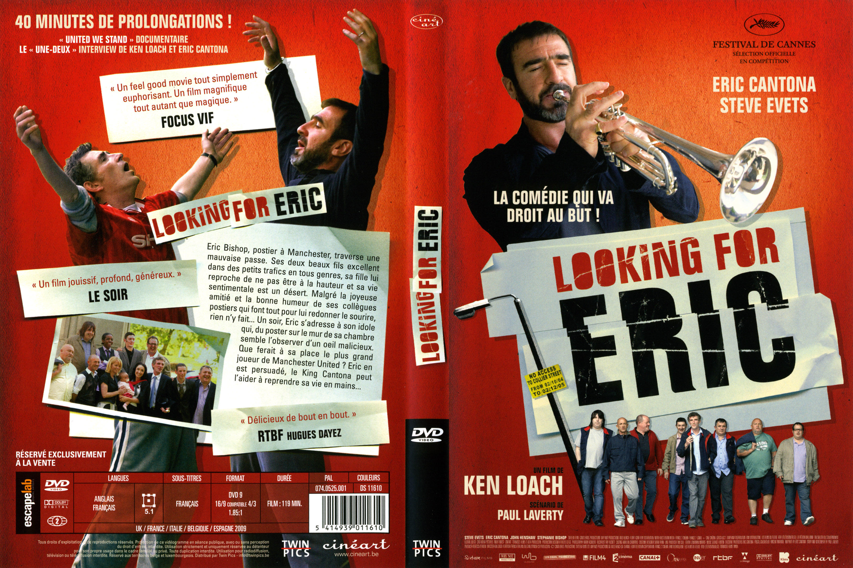 Jaquette DVD Looking for Eric