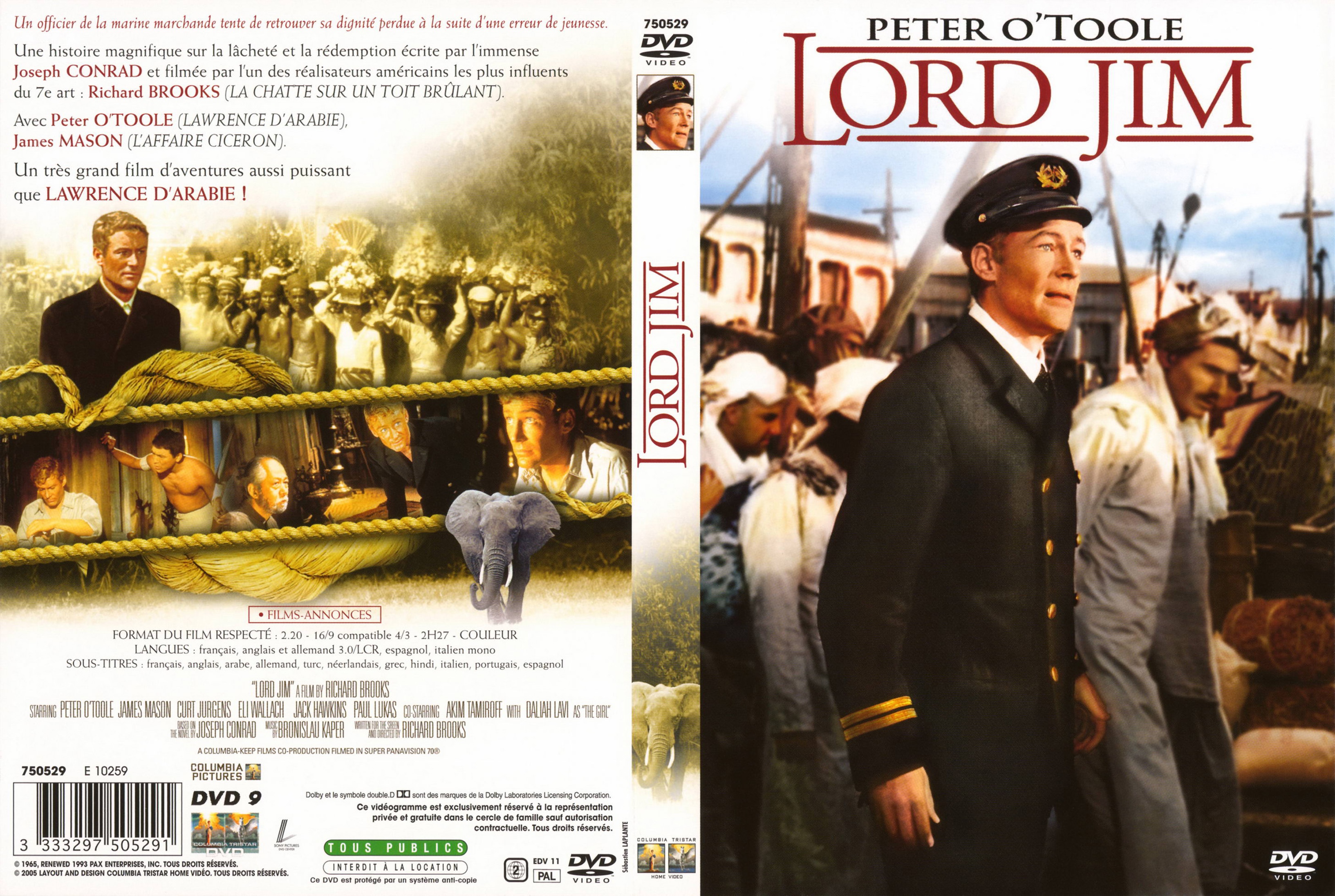 Jaquette DVD Lord Jim