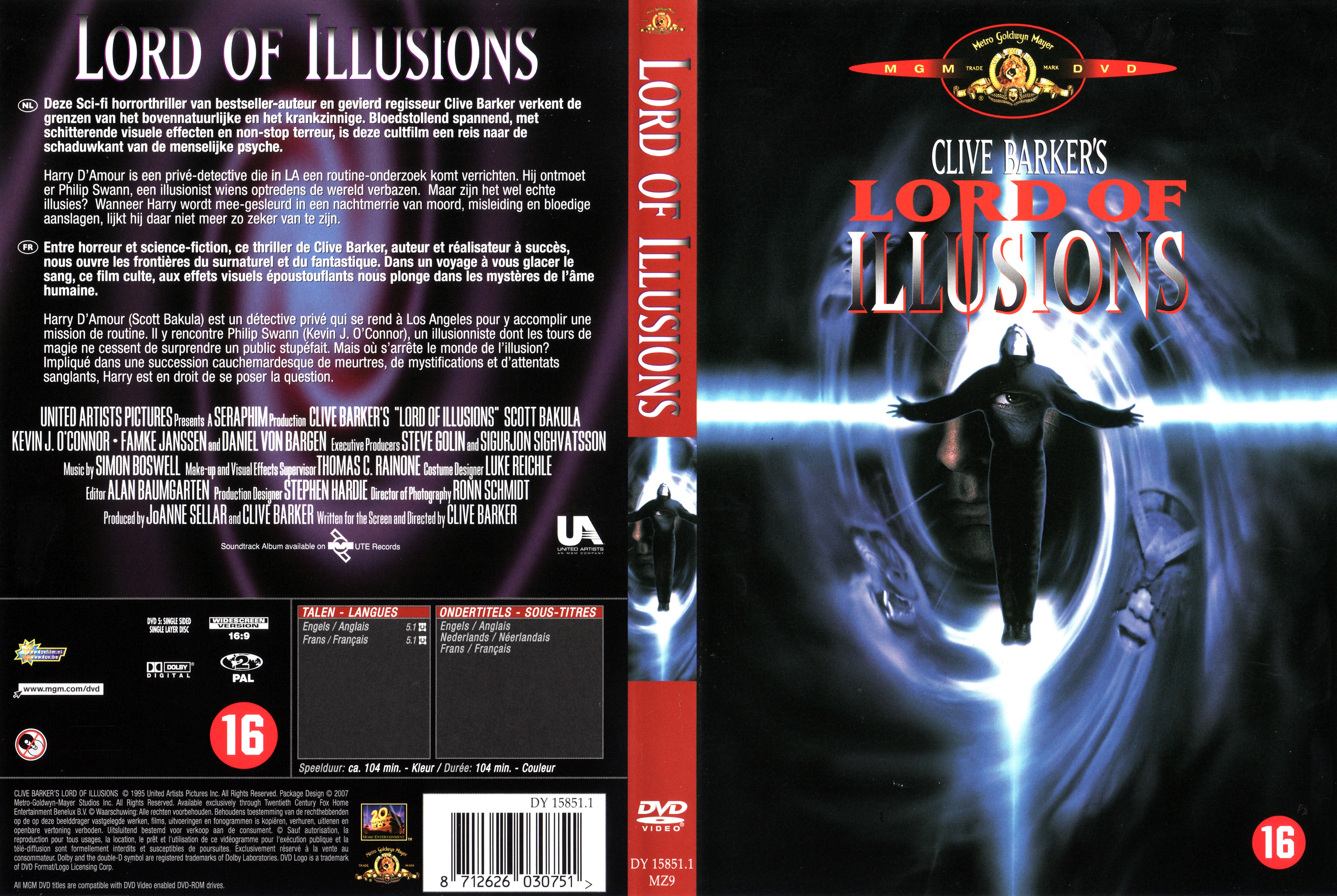 Jaquette DVD Lord of illusions