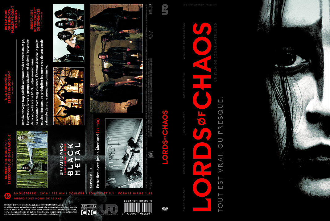 Jaquette DVD Lords of chaos