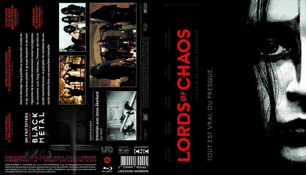 Jaquette DVD Lords of chaos (BLU-RAY)