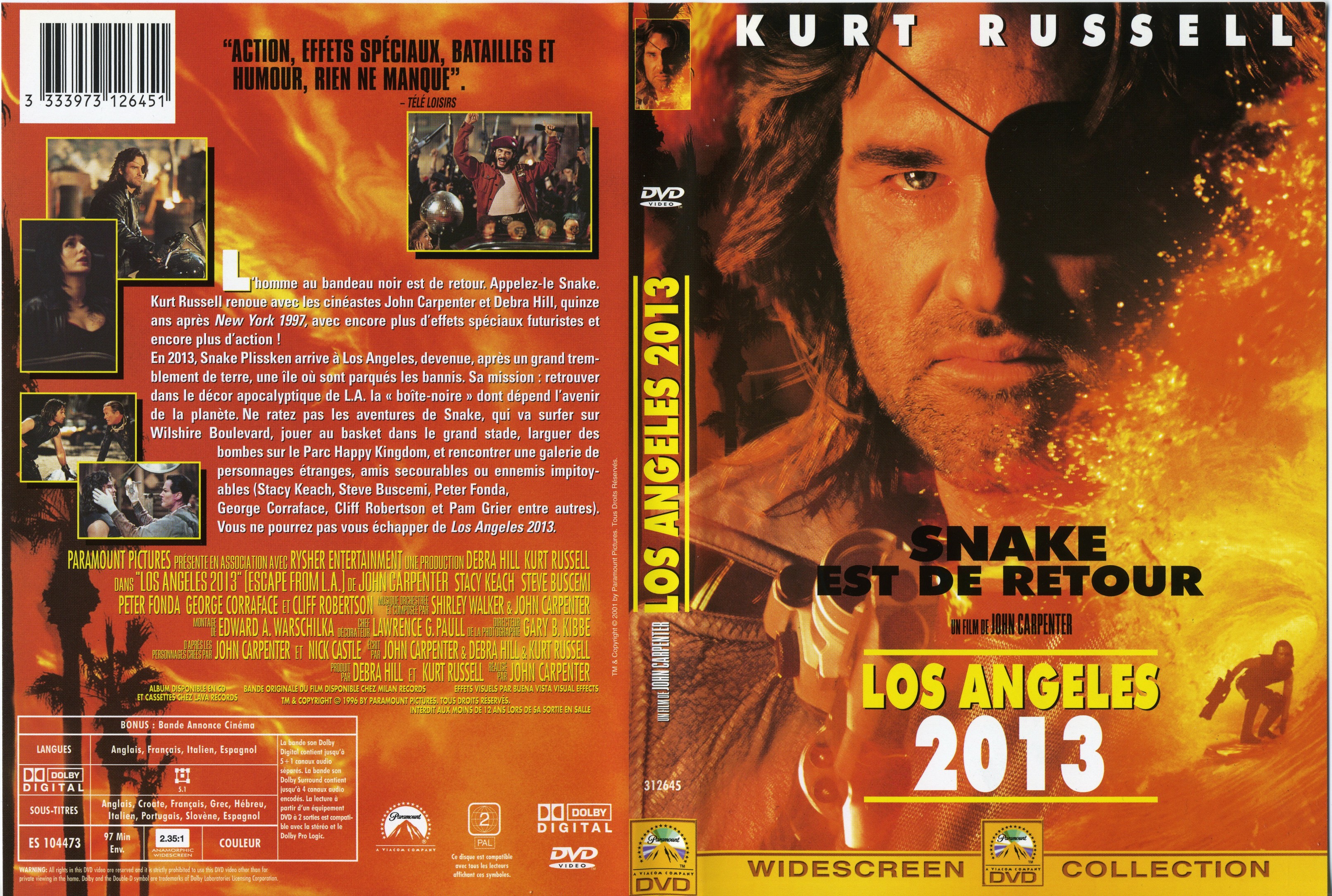Jaquette DVD Los Angeles 2013
