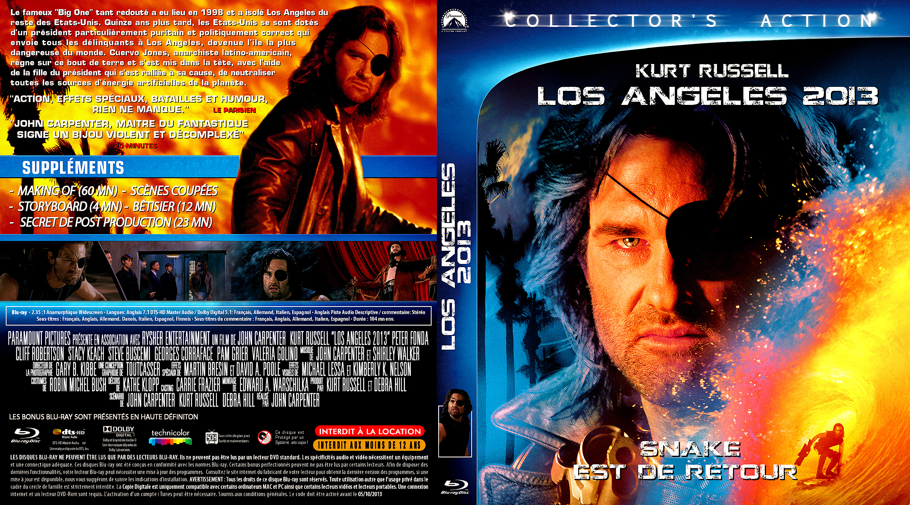 Jaquette DVD Los Angeles 2013 custom (BLU-RAY)