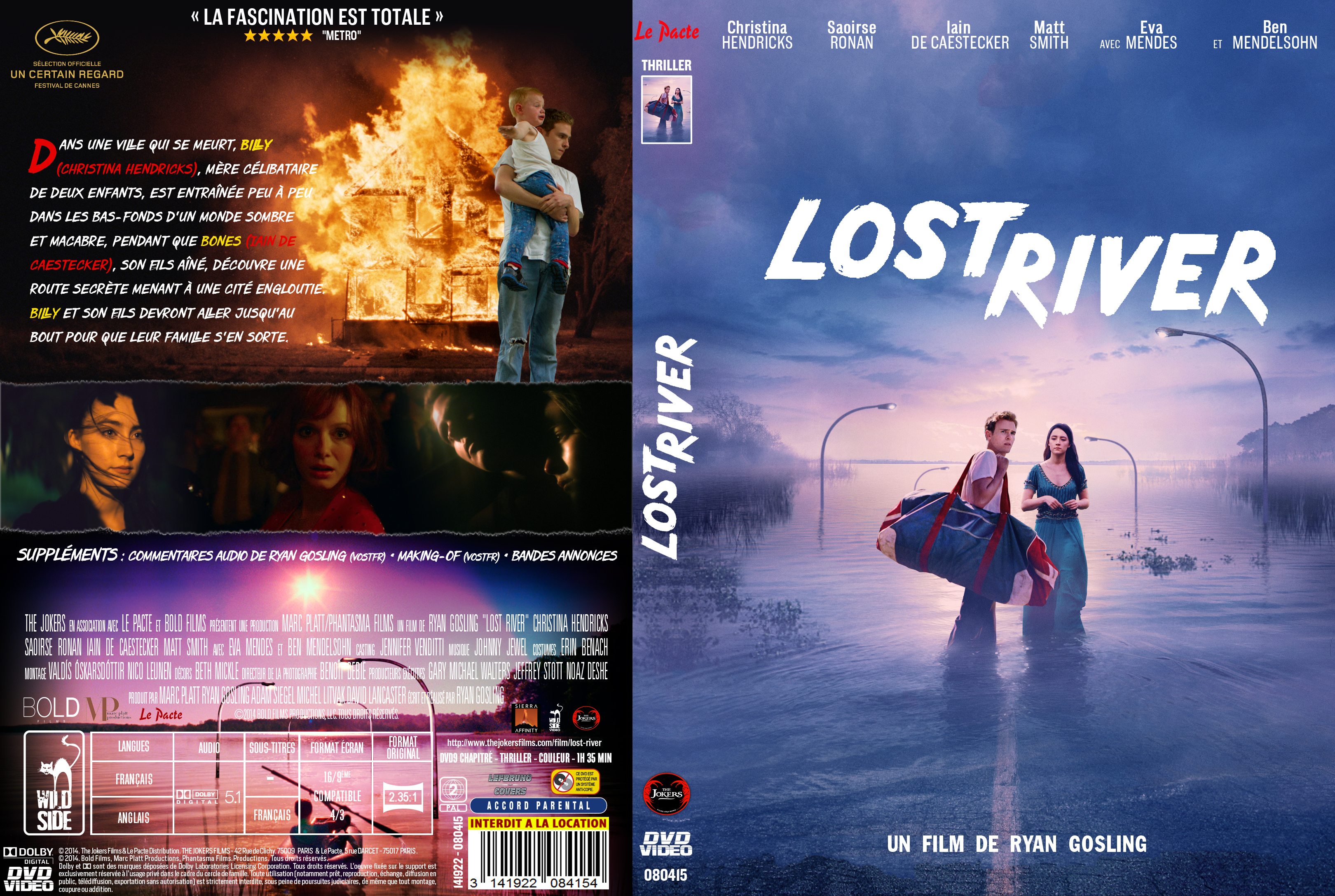 Jaquette DVD Lost River custom