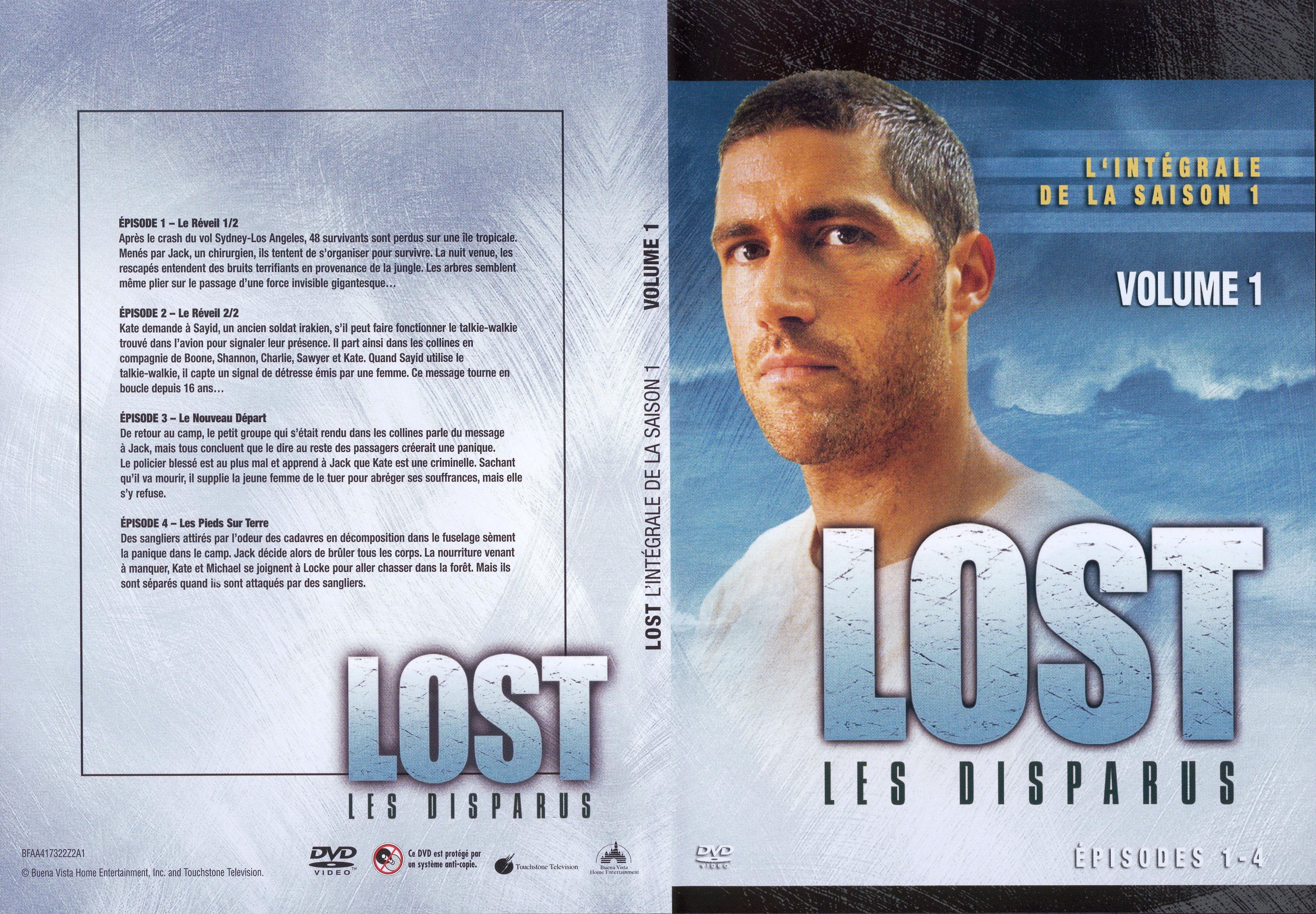 Jaquette DVD Lost Saison 1 DVD 1