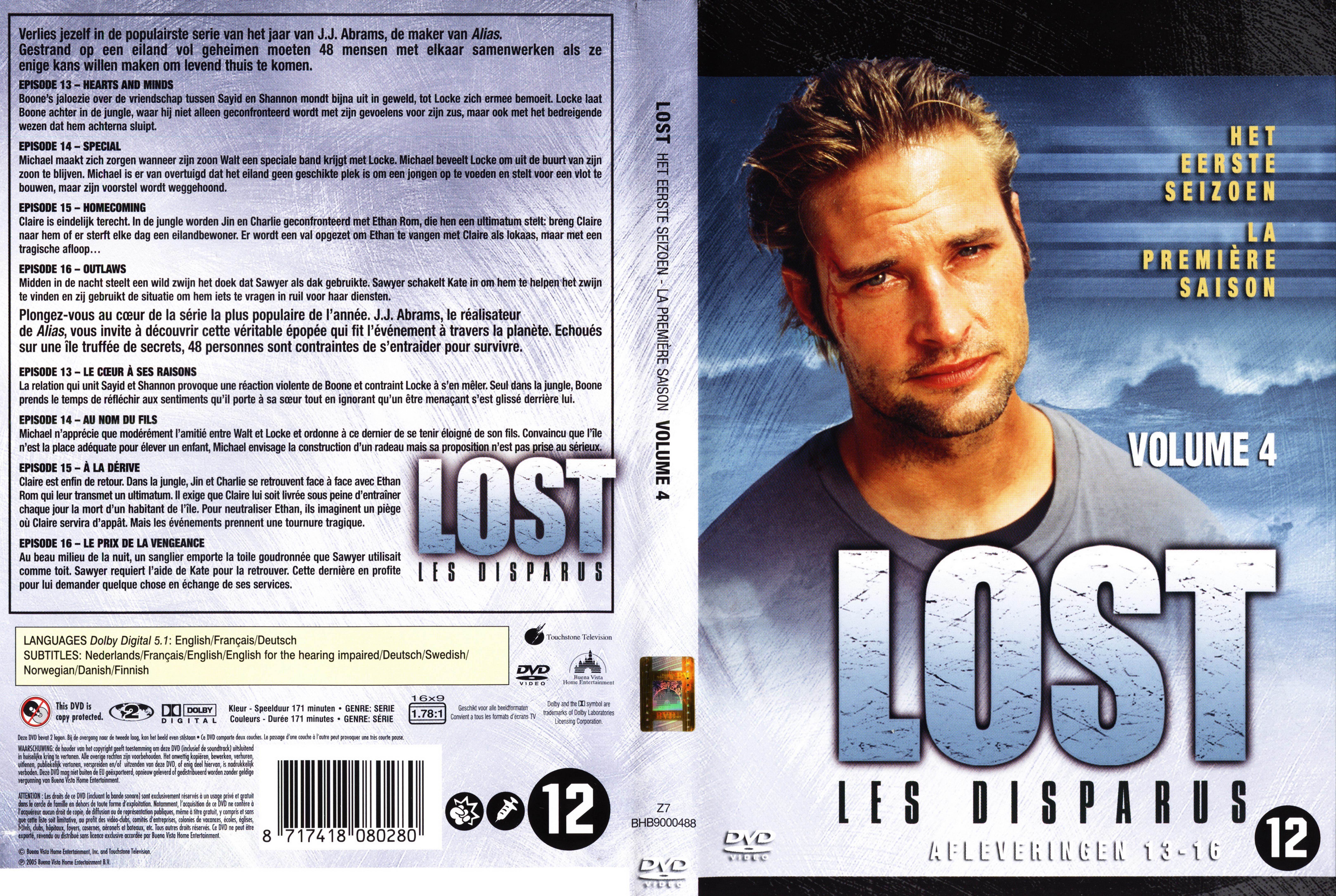 Jaquette DVD Lost Saison 1 DVD 4 v2